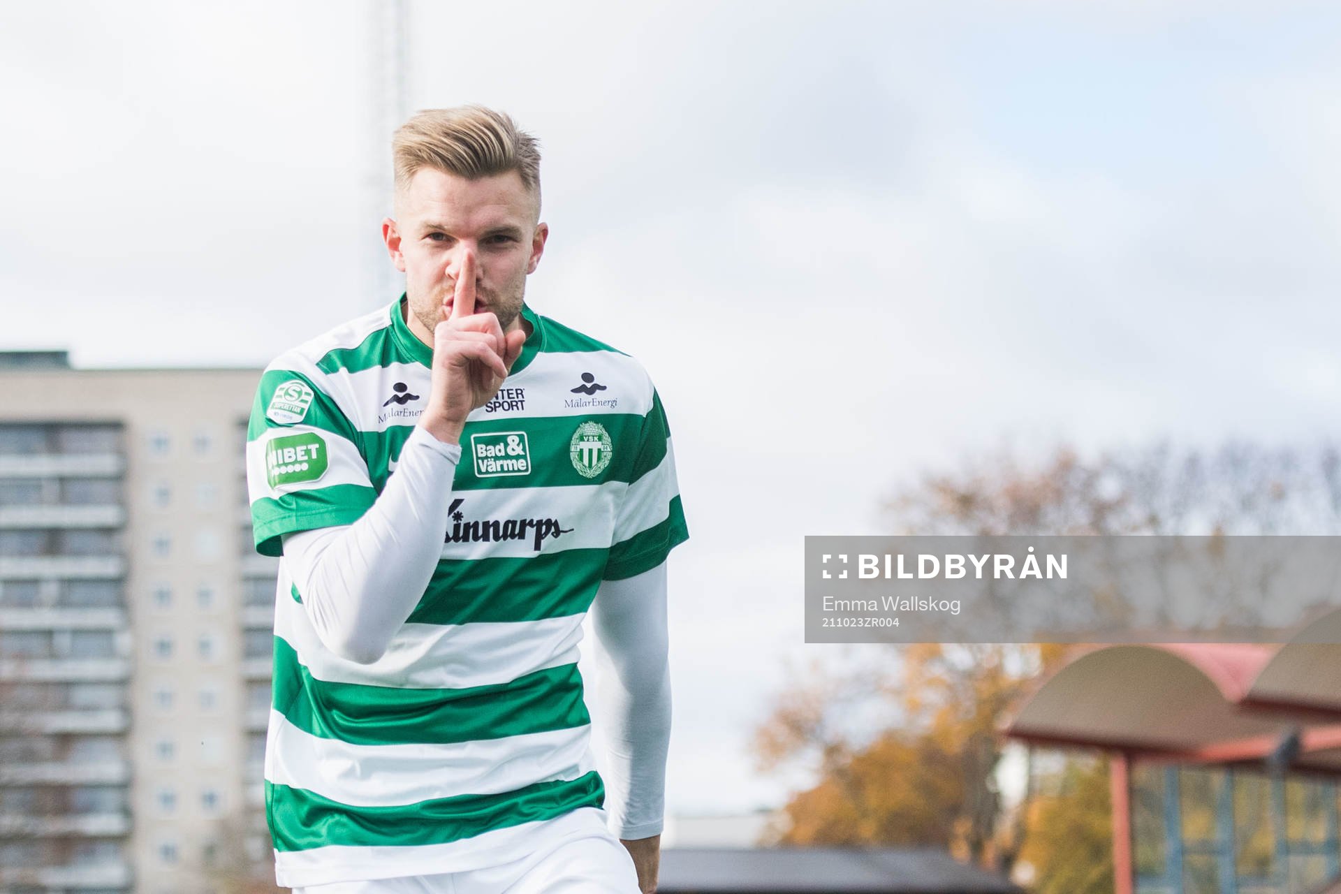 Västerås Erik Björndahl jublar