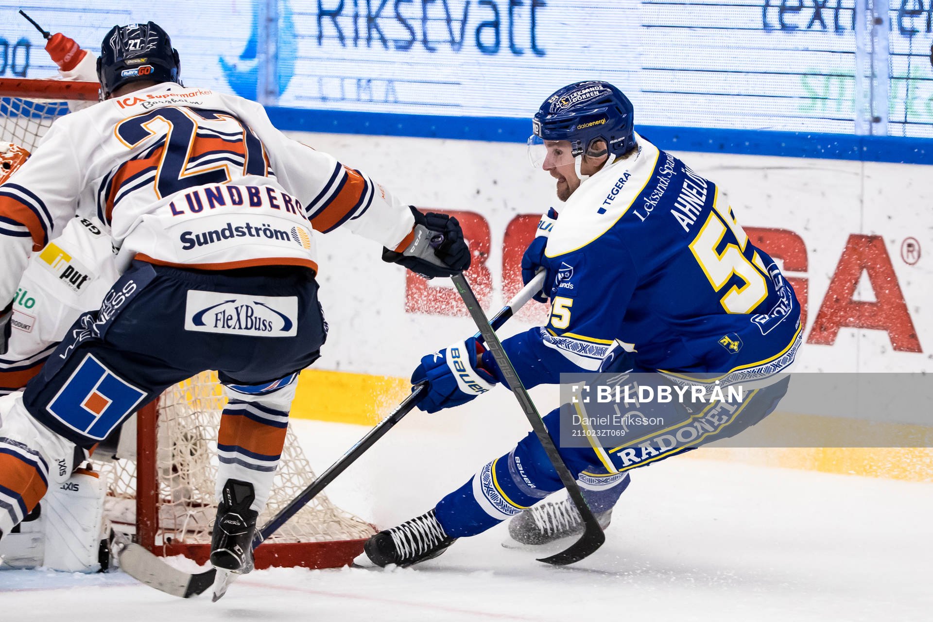 Leksands Jonas Ahnelöv och Växjös Martin Lundberg