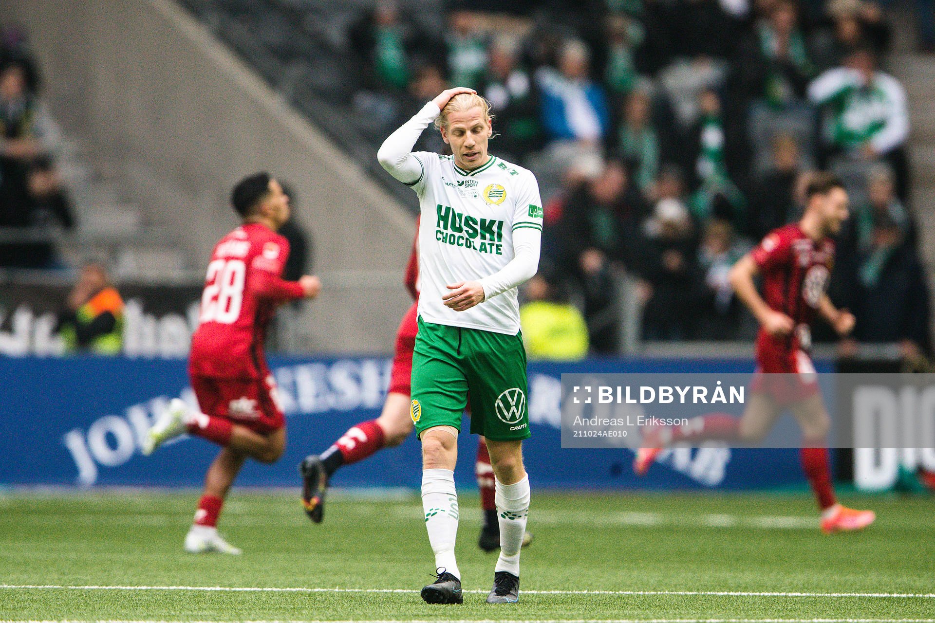 Hammarbys Gustav Ludwigson deppar