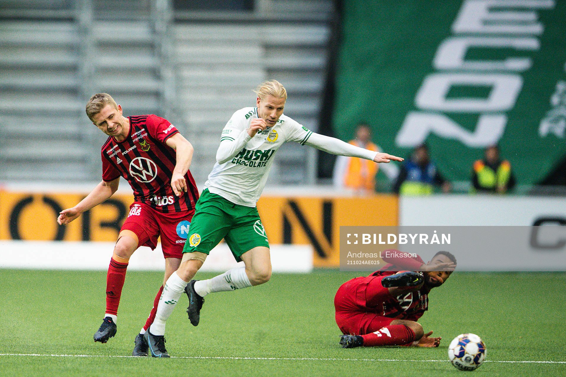 Östersunds Ludvig Fritzson och Noah Sonko Sundberg mot