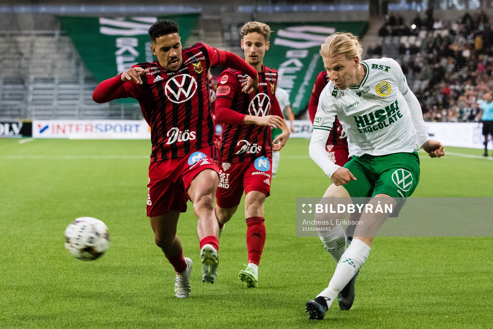 Östersunds Marco Weymans och Hammarbys Gustav Ludwigson