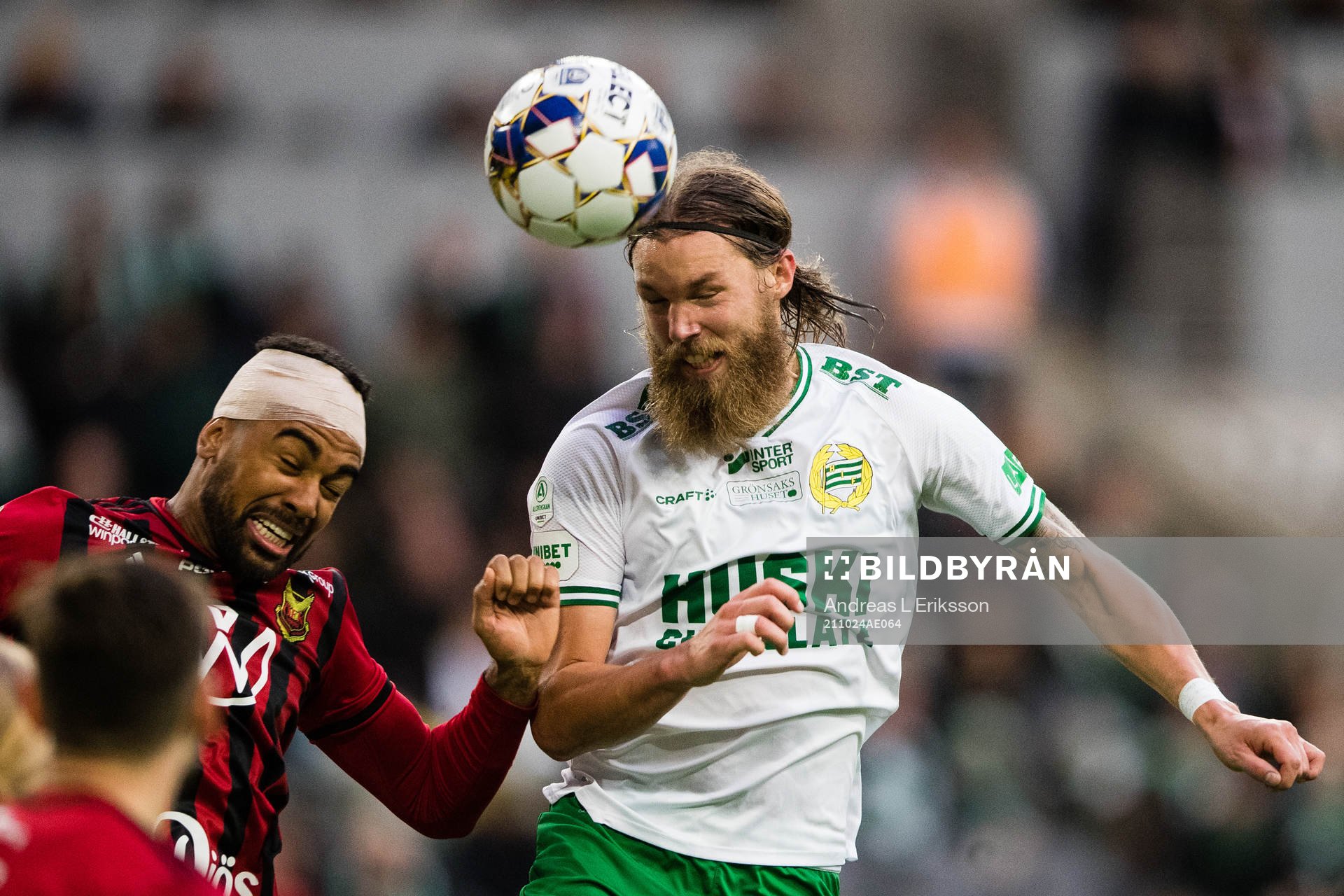 Östersunds Noah Sonko Sundberg och Hammarbys Bjørn