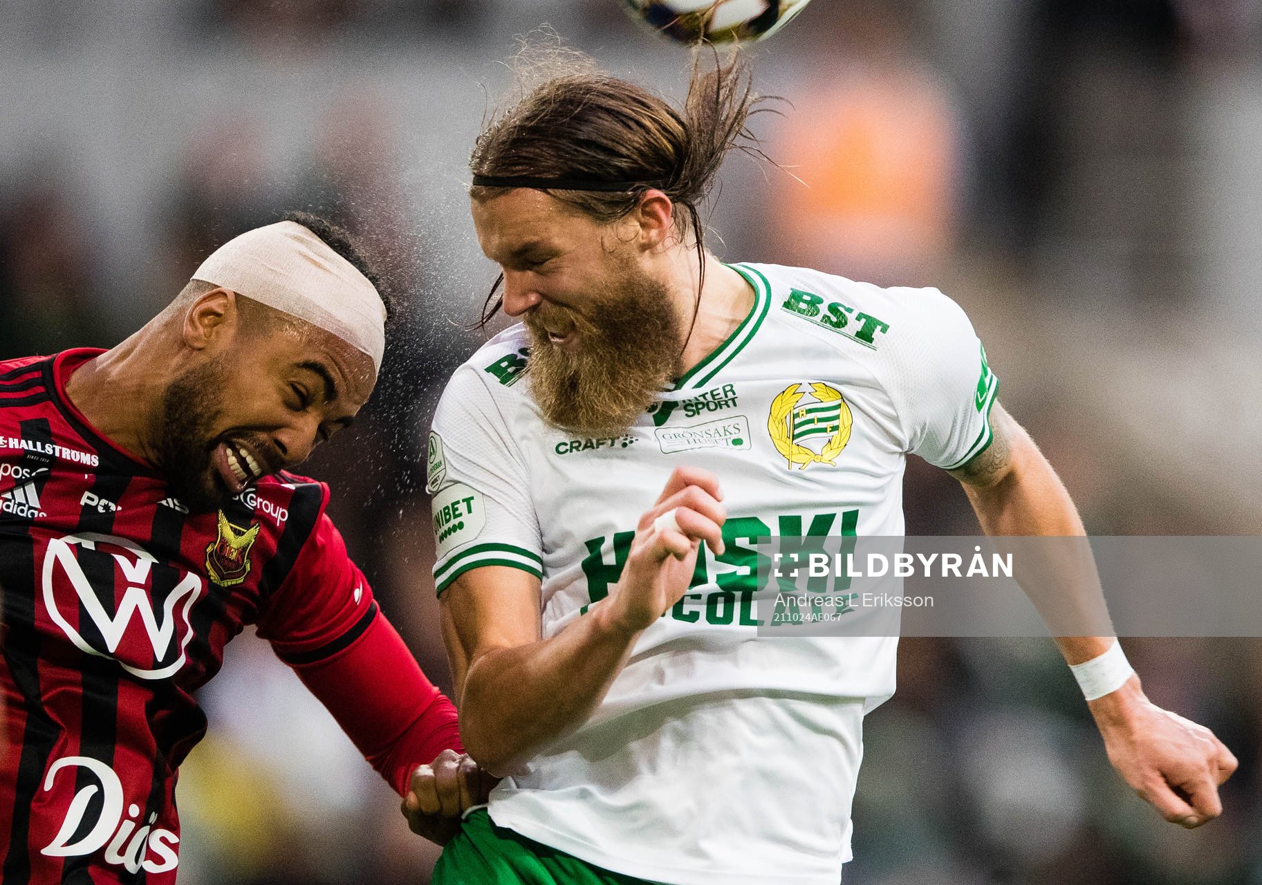 Östersunds Noah Sonko Sundberg och Hammarbys Bjørn