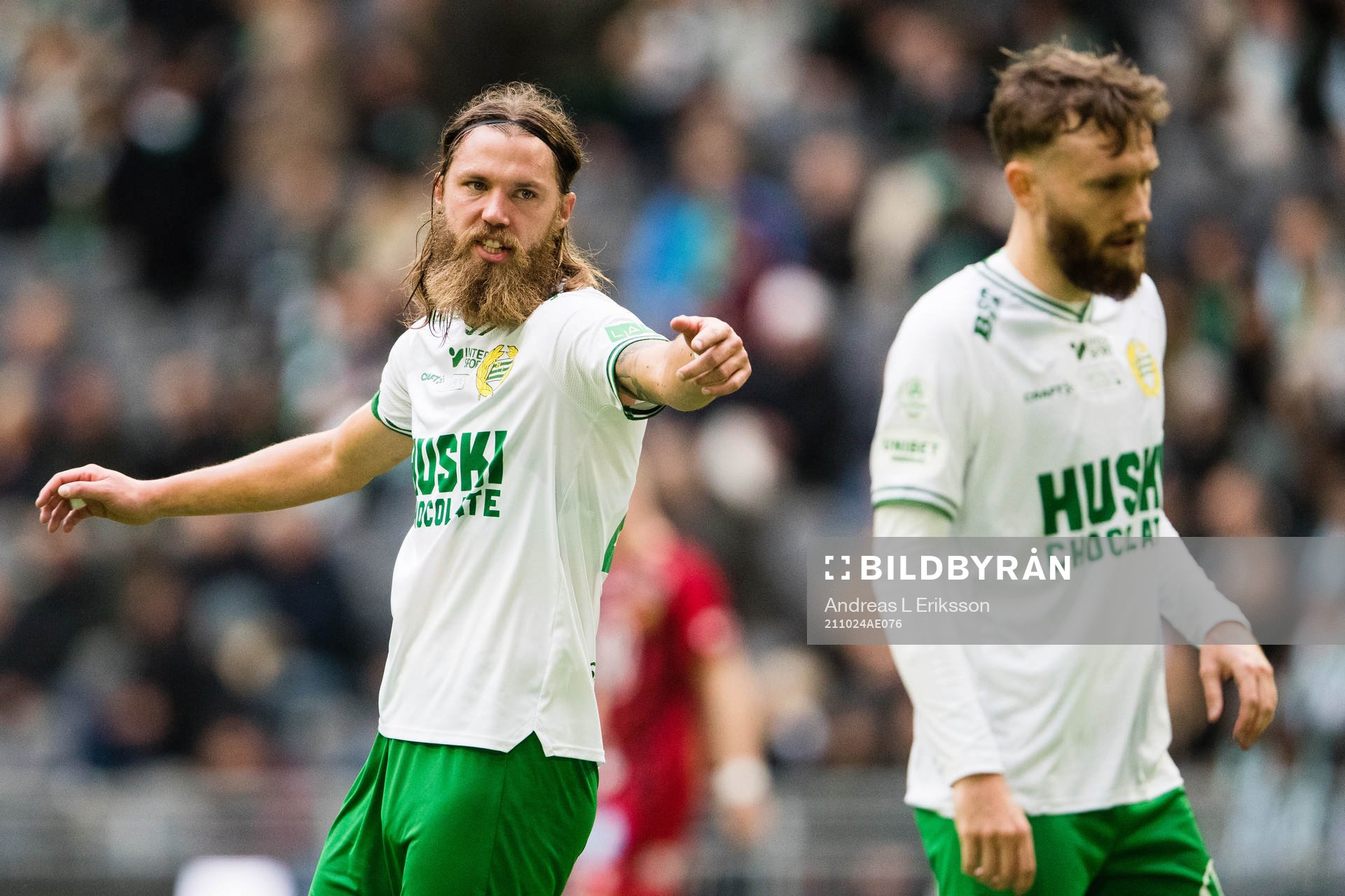 Hammarbys Bjørn Paulsen och Simon Sandberg