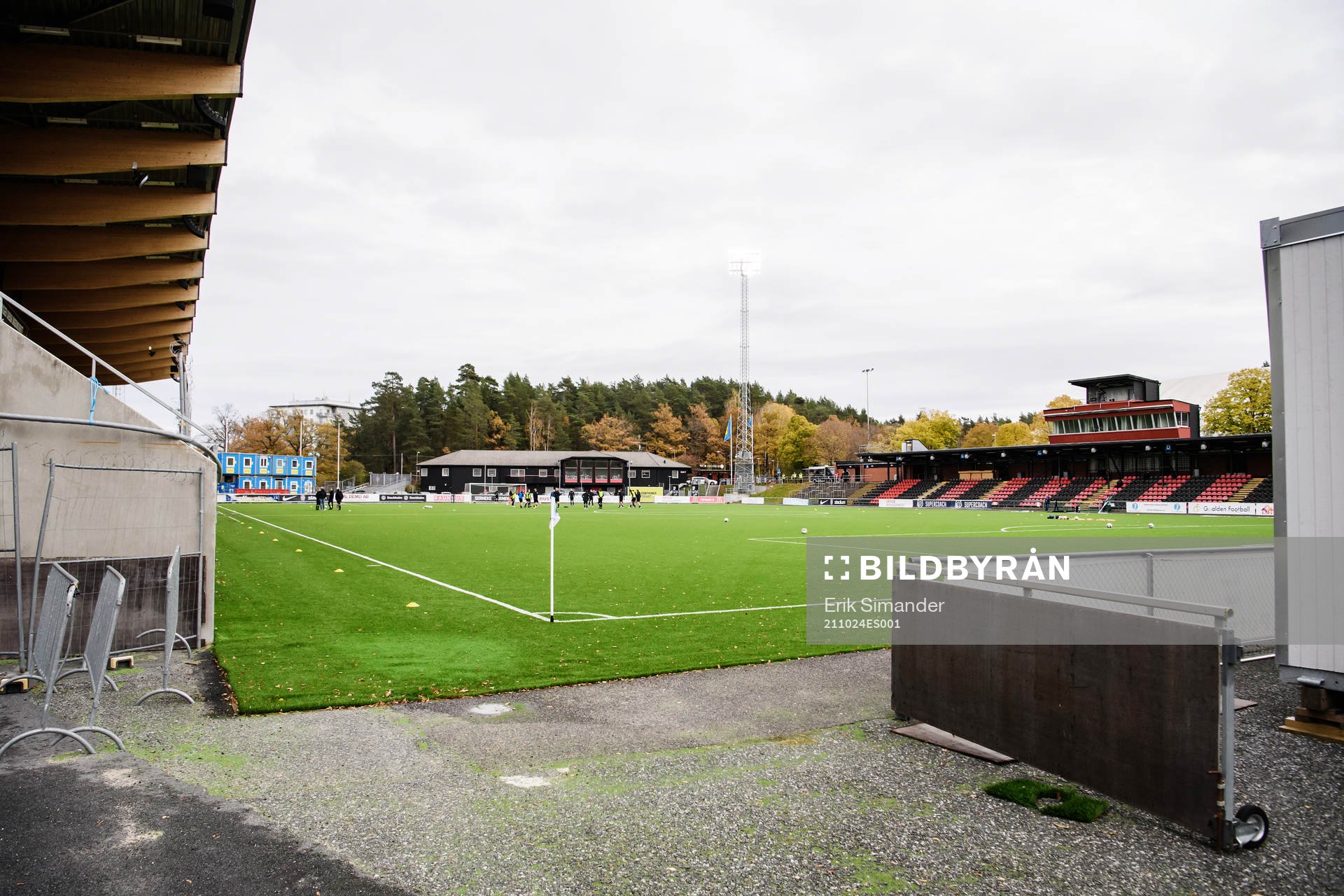 Vy över Grimsta IP