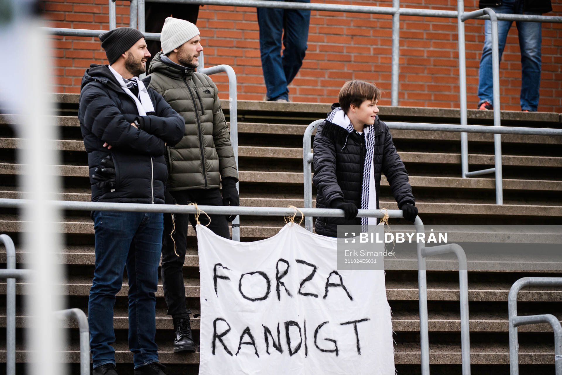 Supportrar till Landskrona
