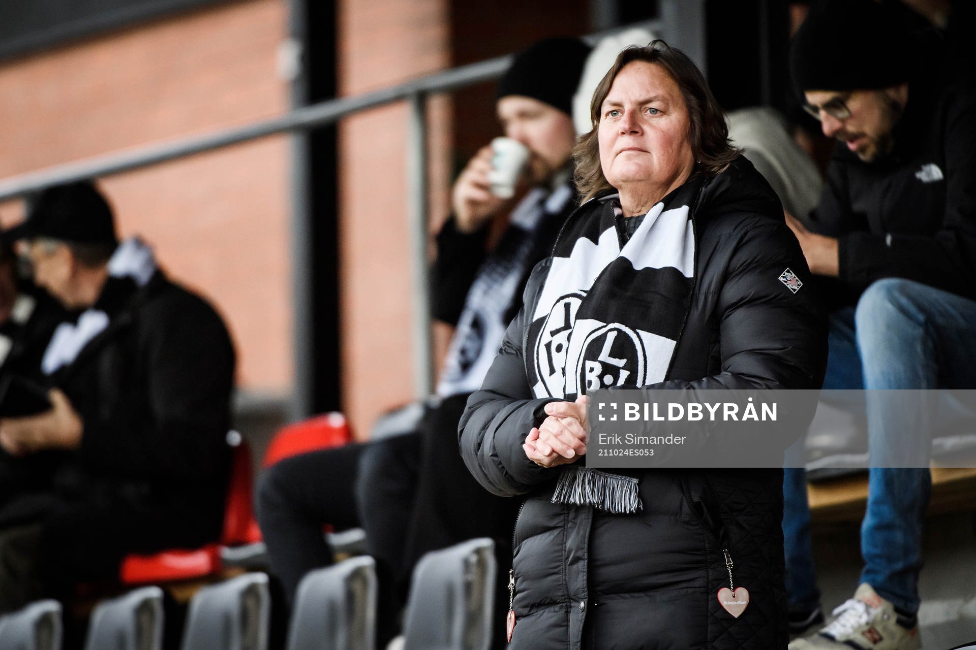 En Landskrona-supporter