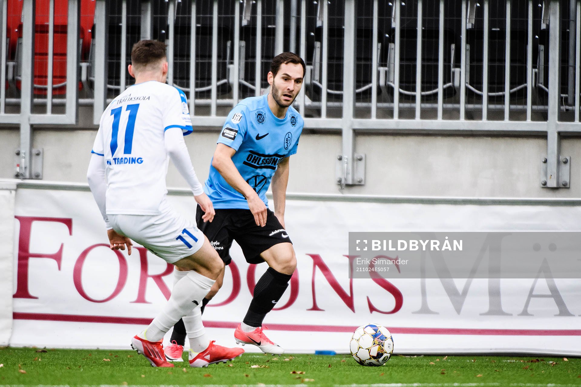 Landskronas Alexander Tkacz och Akropolis Mattias Bouvin