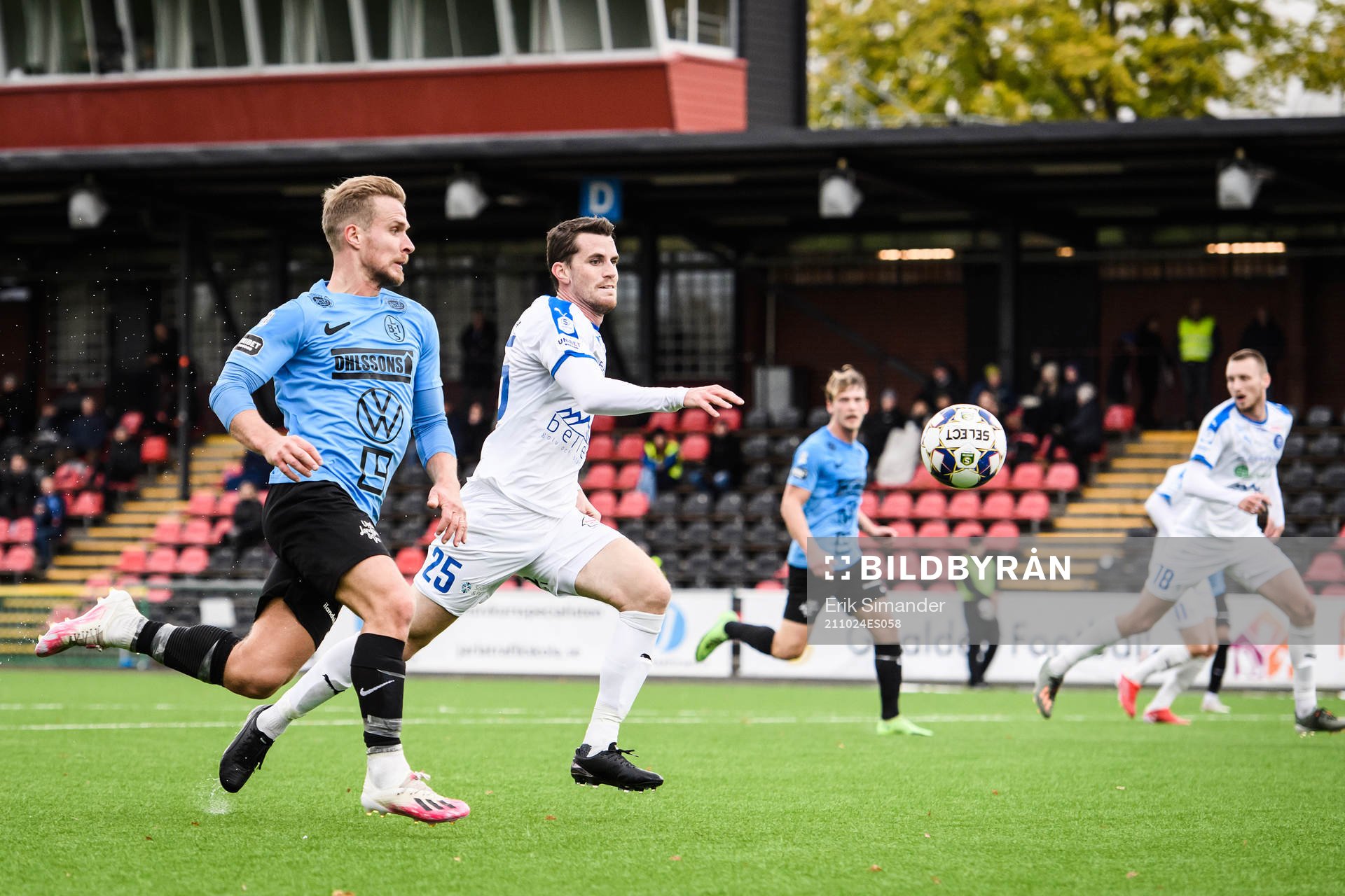 Landskronas Linus Olsson och Akropolis Jesper Björkman