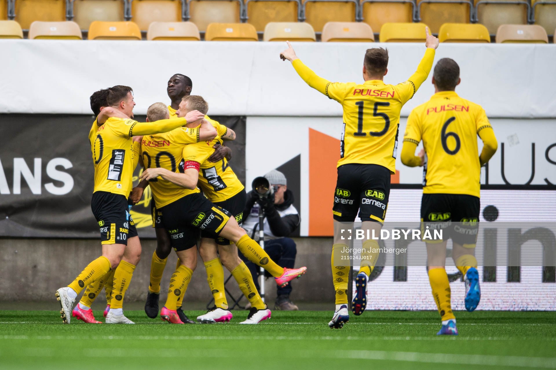 Elfsborgs spelare jublar