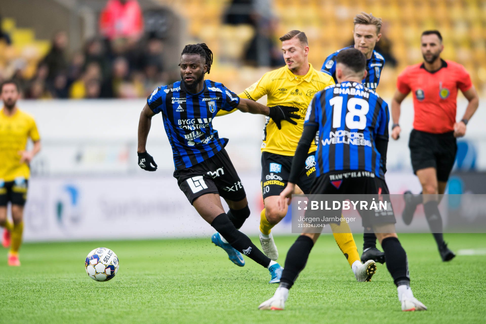 Sirius Joseph Colley och Elfsborgs Simon Olsson