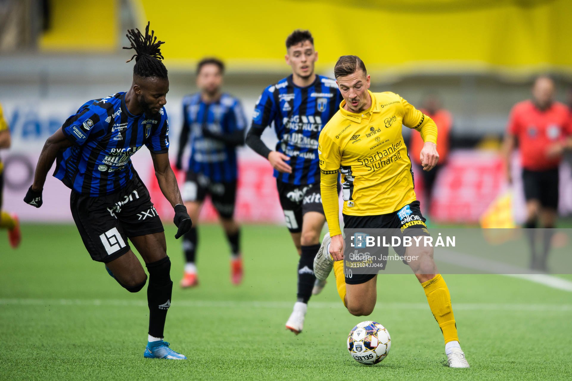 Elfsborgs Simon Olsson och Sirius Joseph Colley