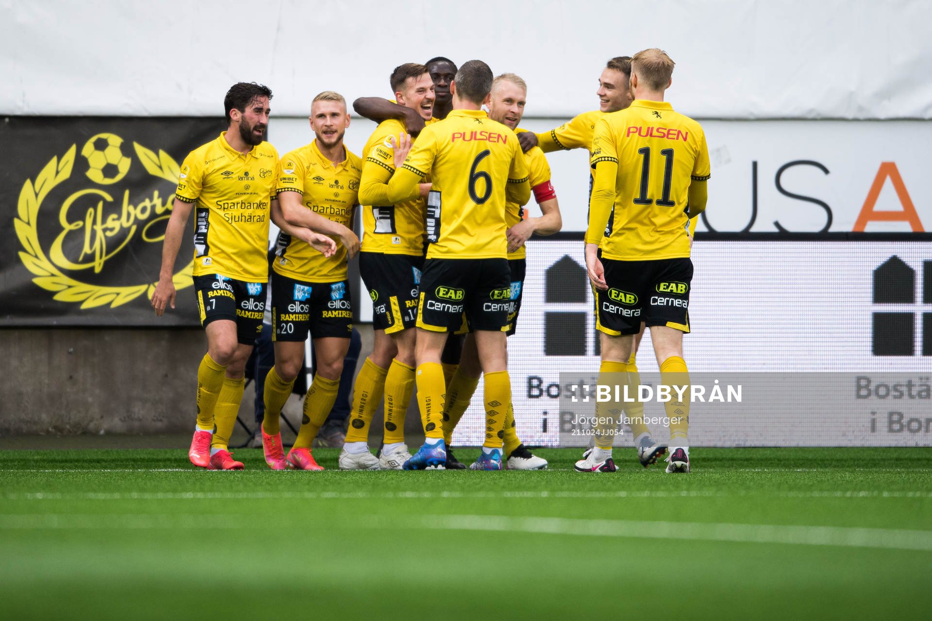 Elfsborgs spelare jublar