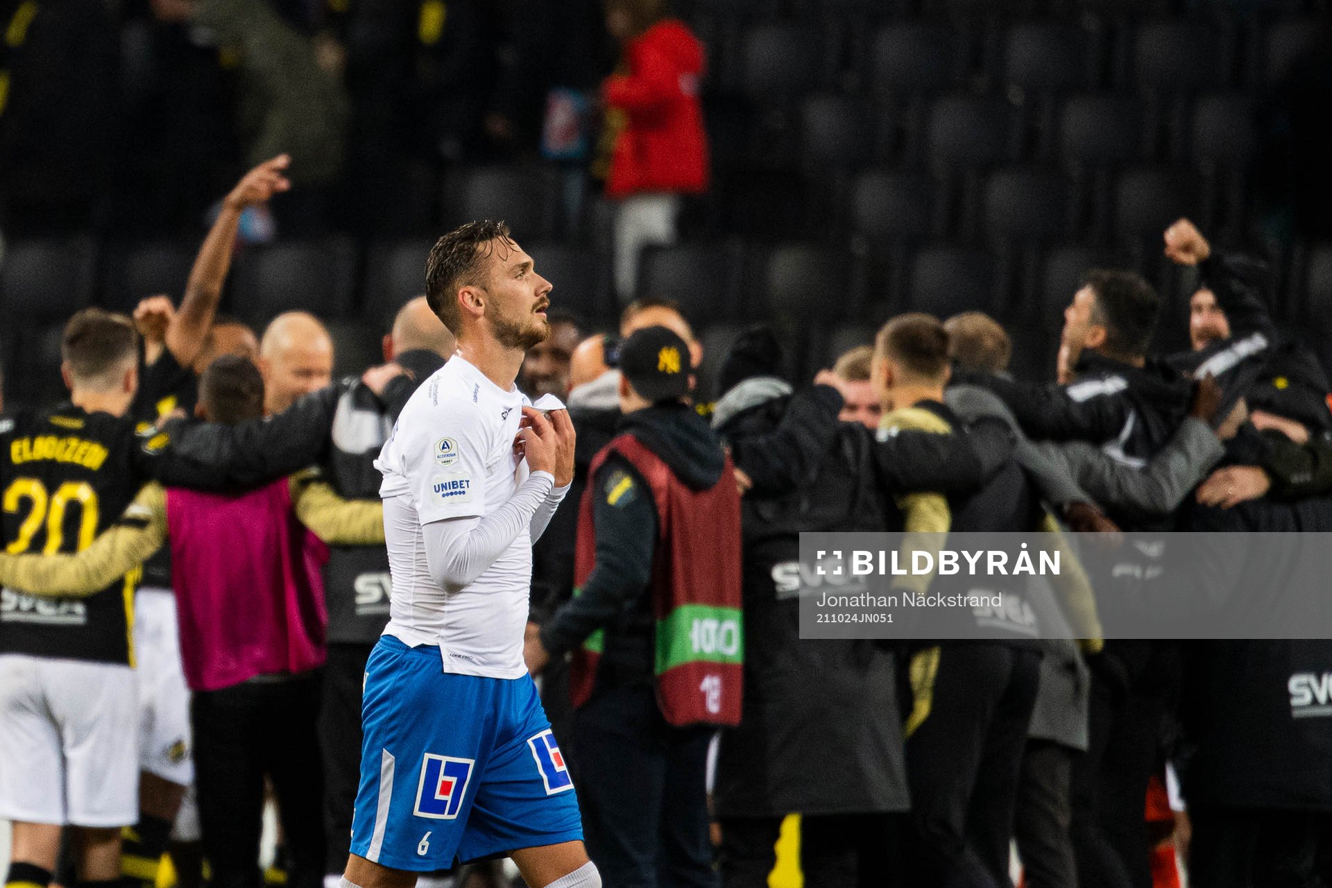 IFK Norrköpings Linus Wahlqvist deppar