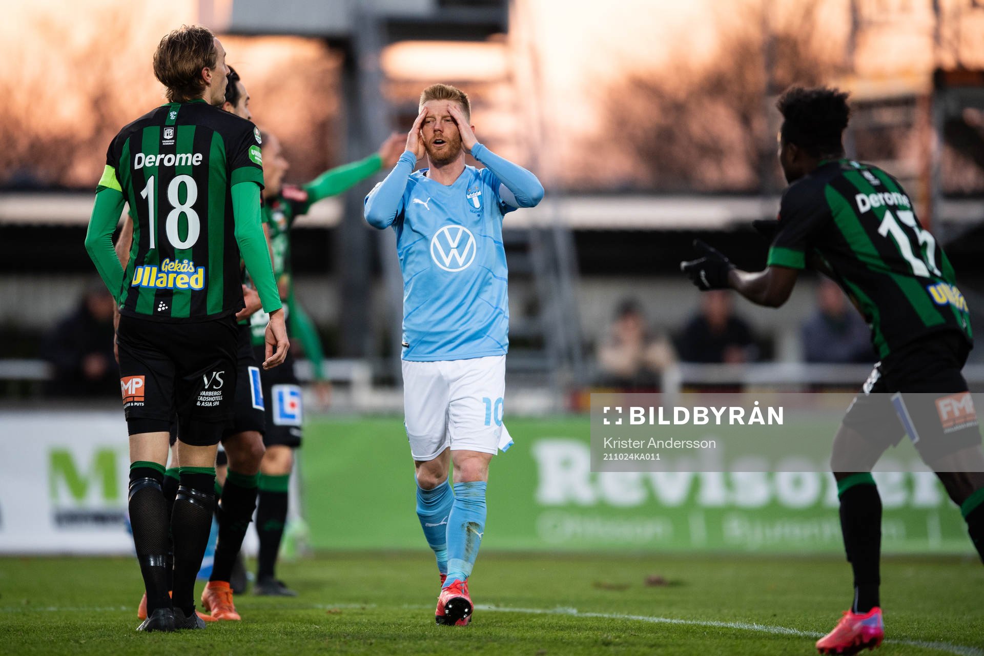 Malmö FFs Anders Christiansen deppar