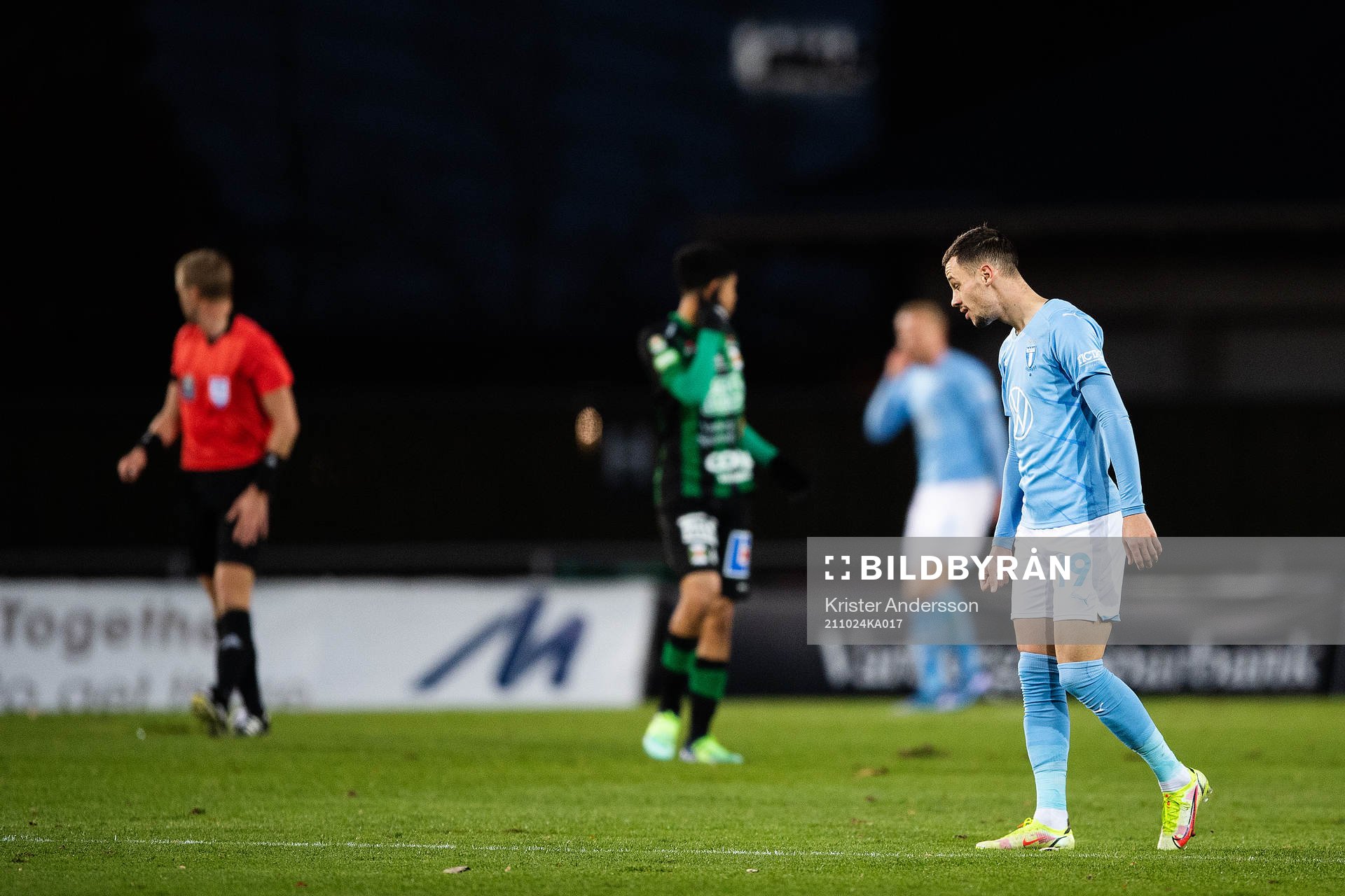 Malmö FFs Veljko Birmancevic deppar