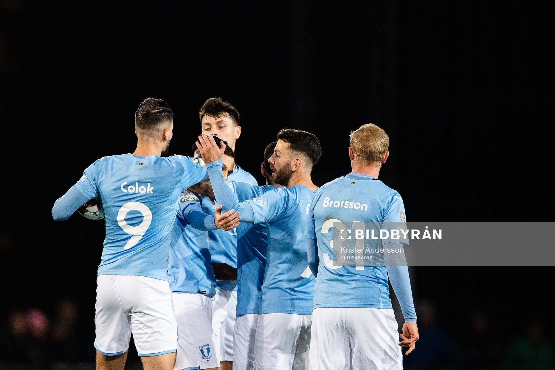 Malmö FFs Veljko Birmancevic jublar