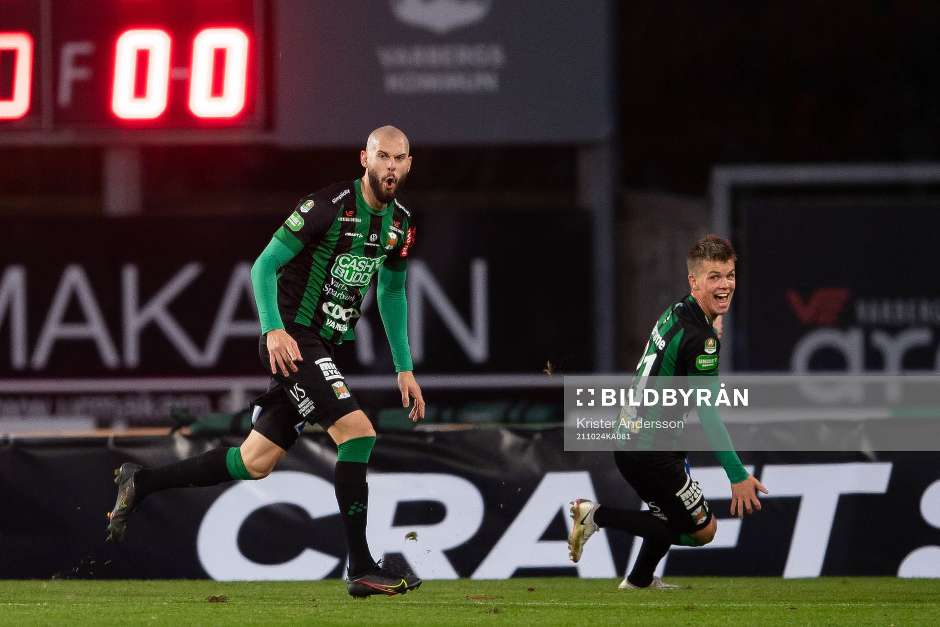 Varbergs Robin Simovic jublar