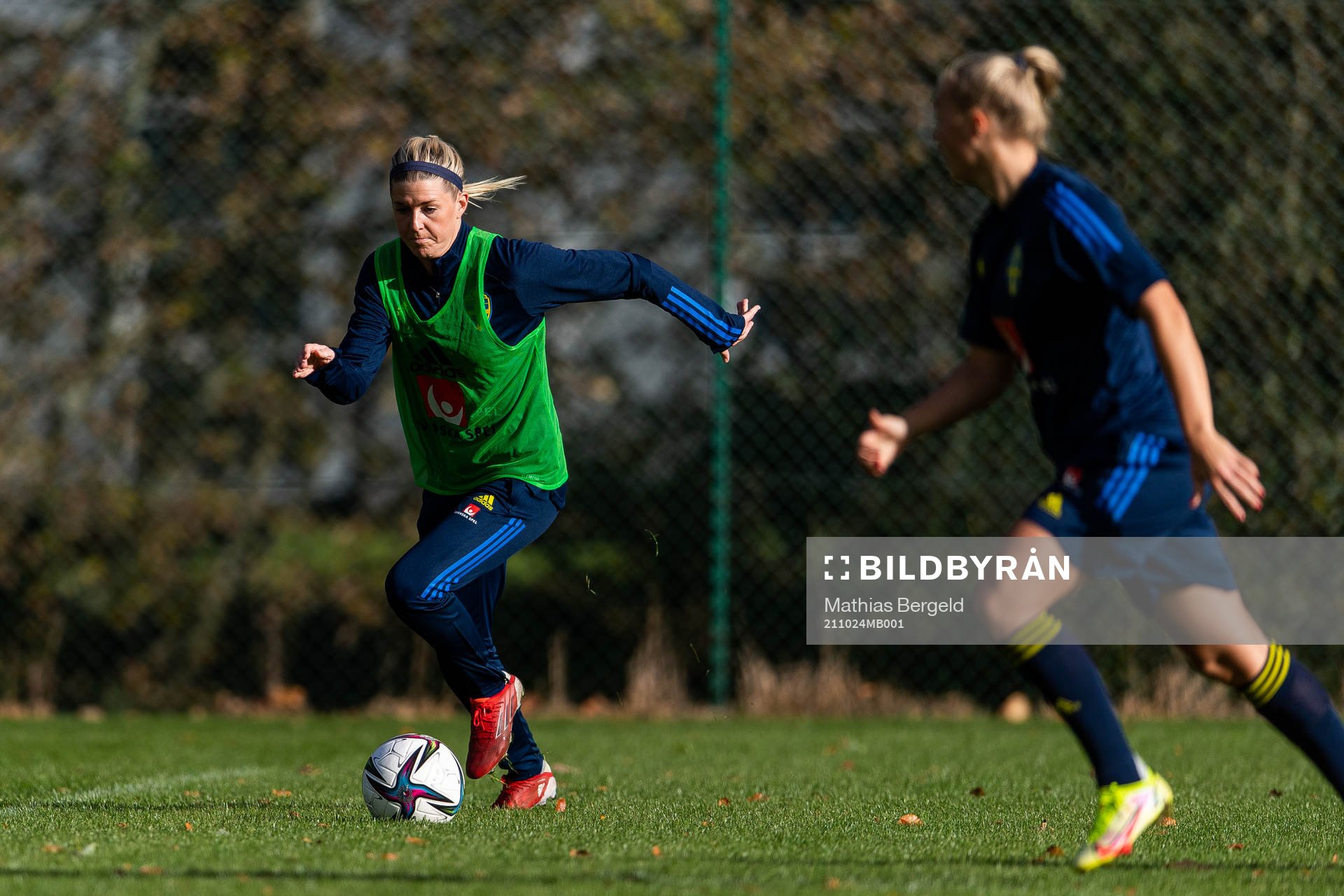 Olivia Schough of the Swedish women’s national football