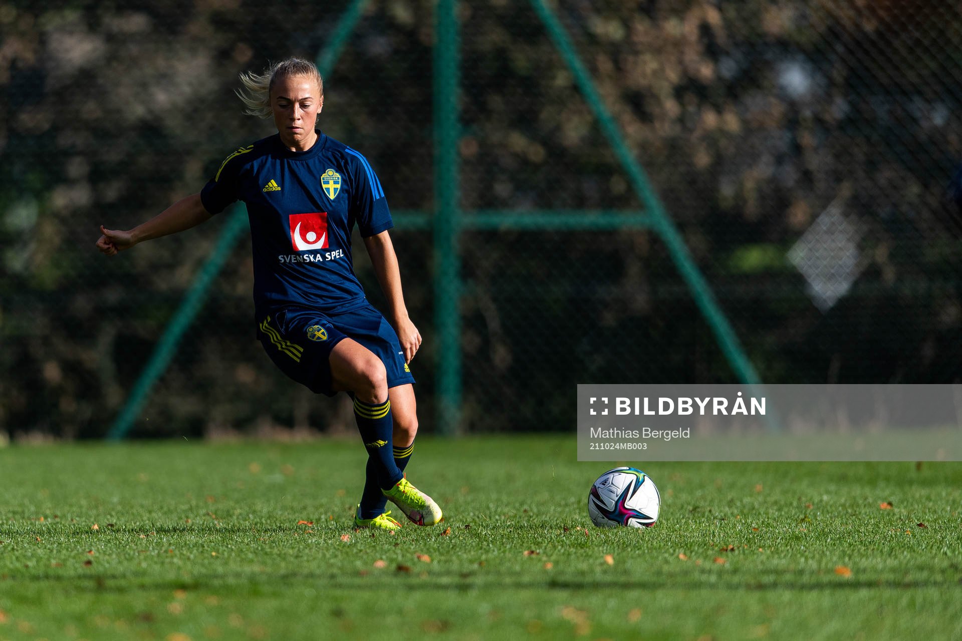 Hanna Bennison of the Swedish women’s national football