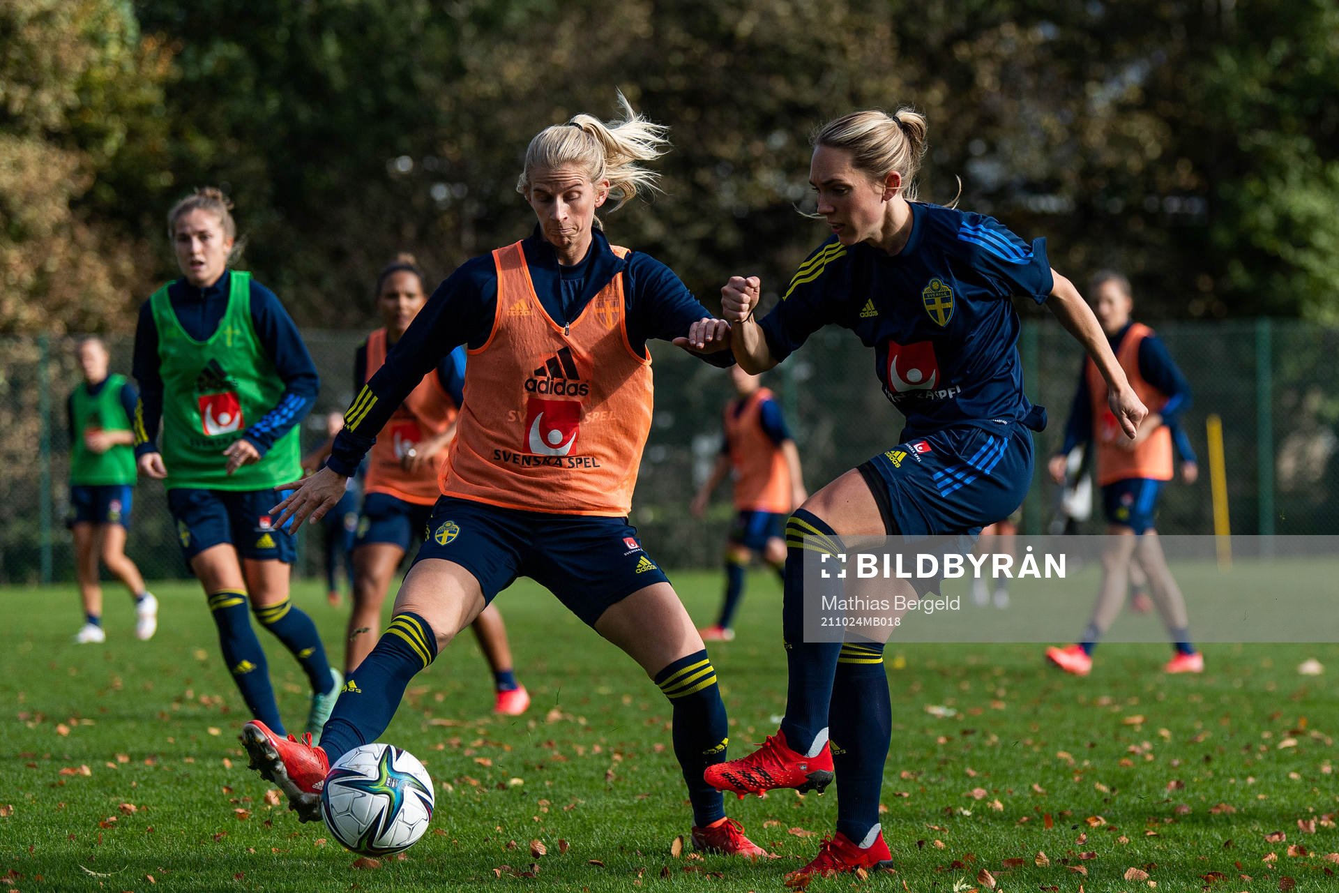 Sofia Jakobsson and of Sweden Elin Rubensson of the Swedish