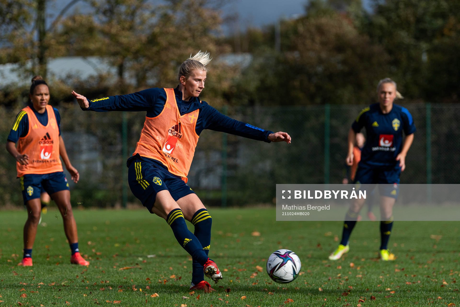 Sofia Jakobsson of the Swedish women’s national football