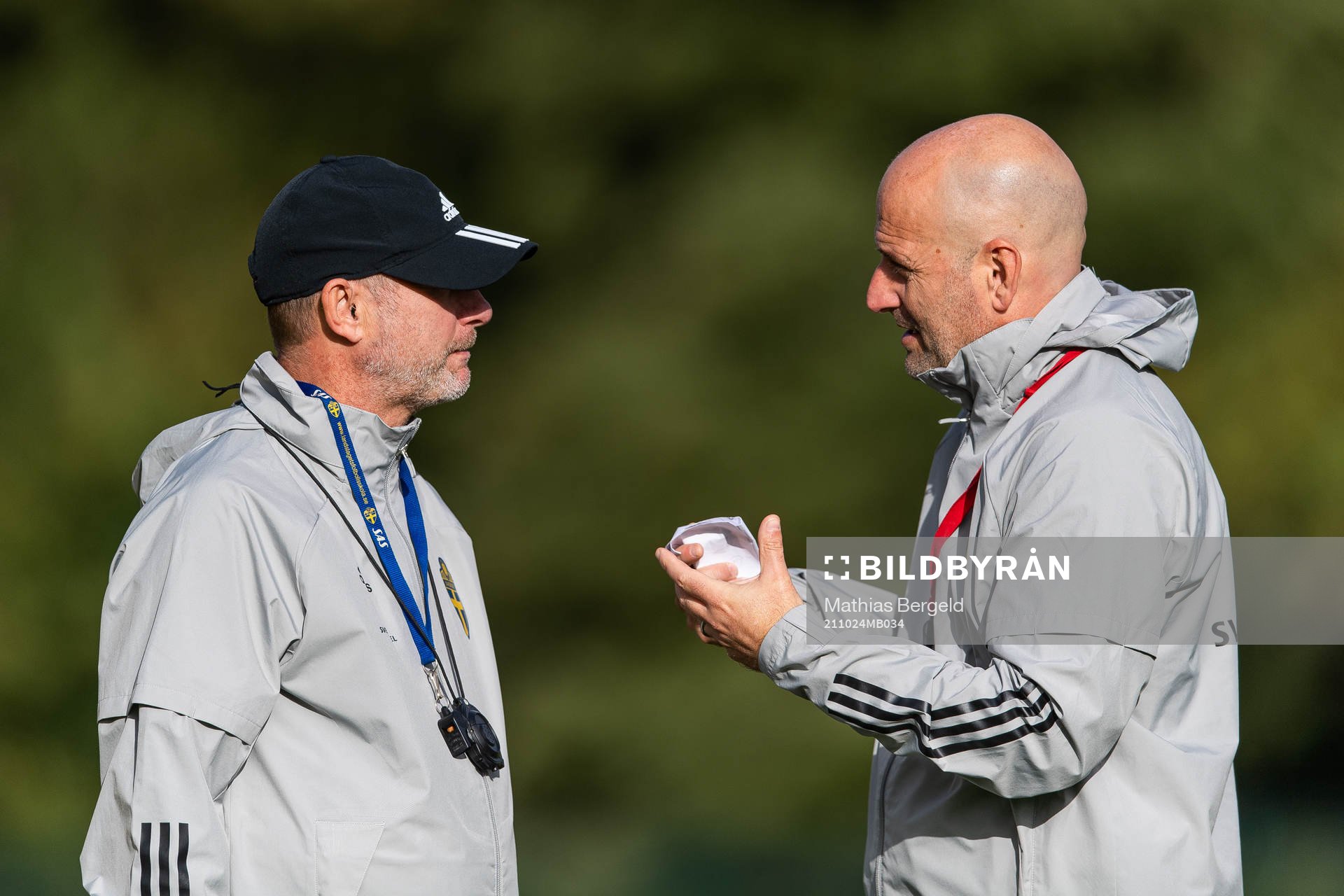 Peter Gerhardsson, head coach, and Magnus Wikman, assistant