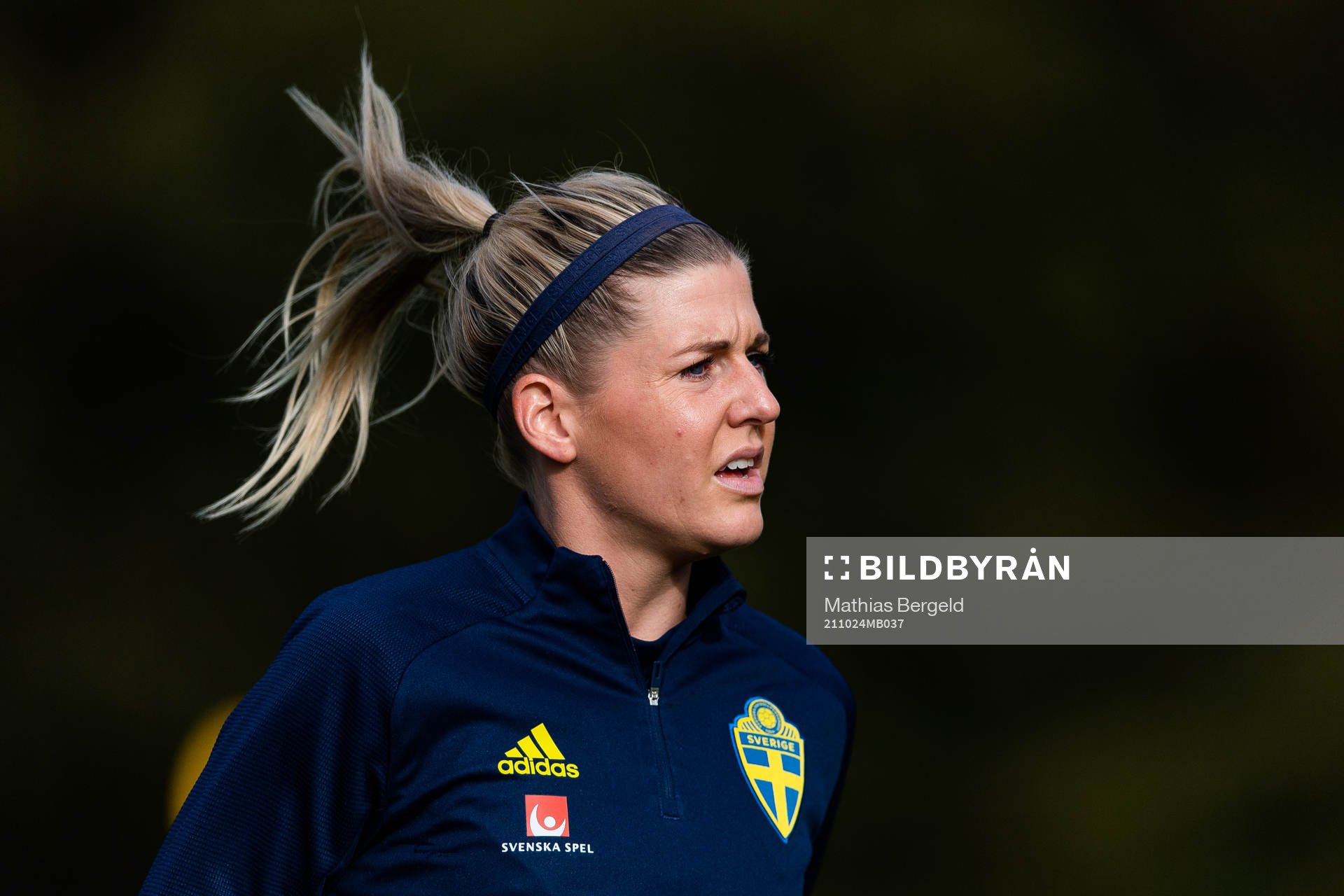 Olivia Schough of the Swedish women’s national football