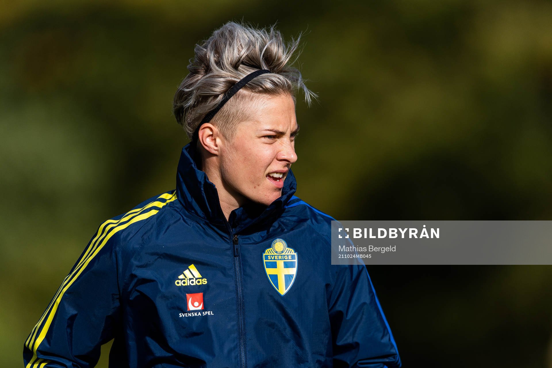 Lina Hurtig of the Swedish women’s national football team
