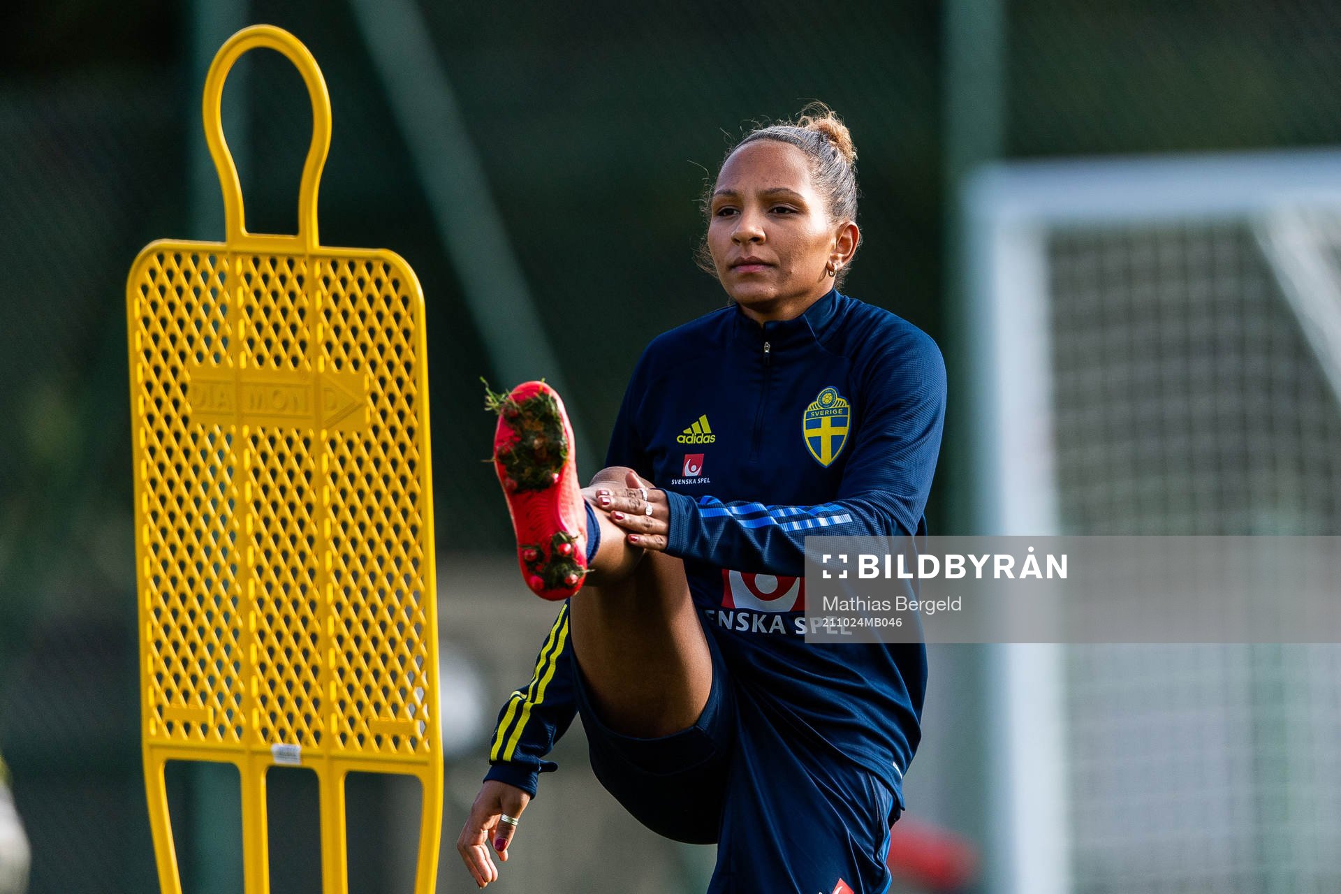 Madelen Janogy of the Swedish women’s national football