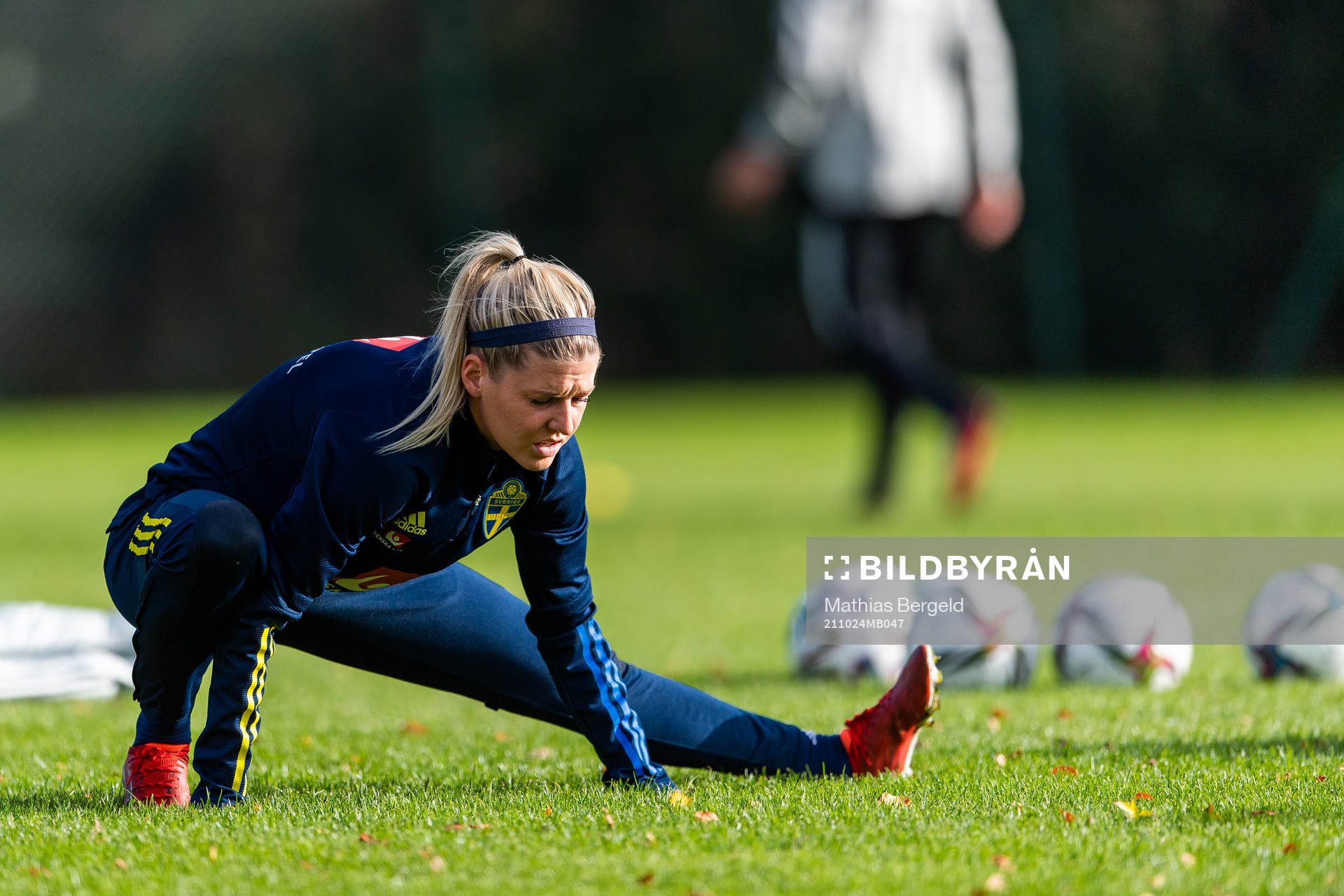 Olivia Schough of the Swedish women’s national football