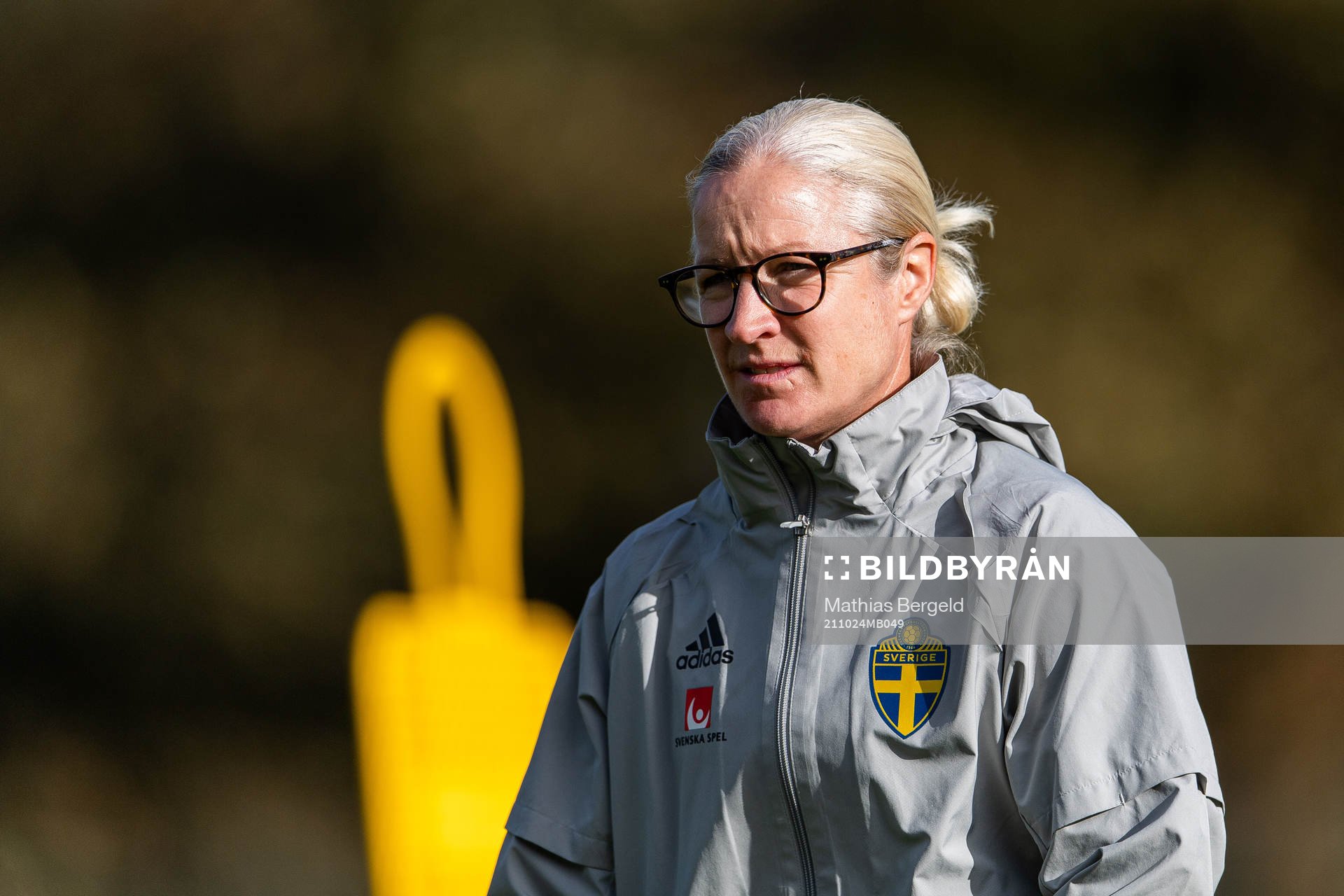 Victoria Sandell, assistant coach of the Swedish women’s