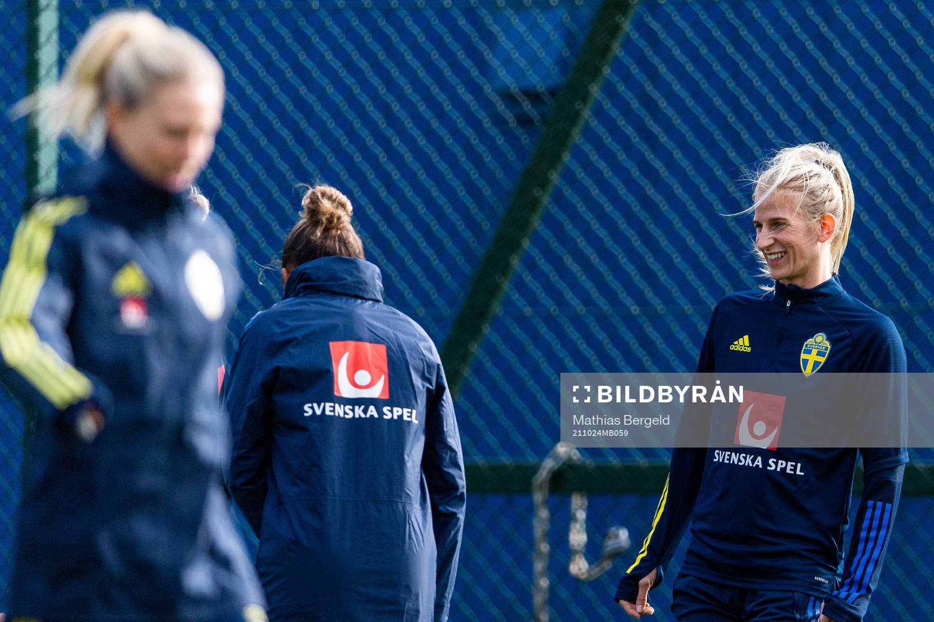 Sofia Jakobsson of the Swedish women’s national football