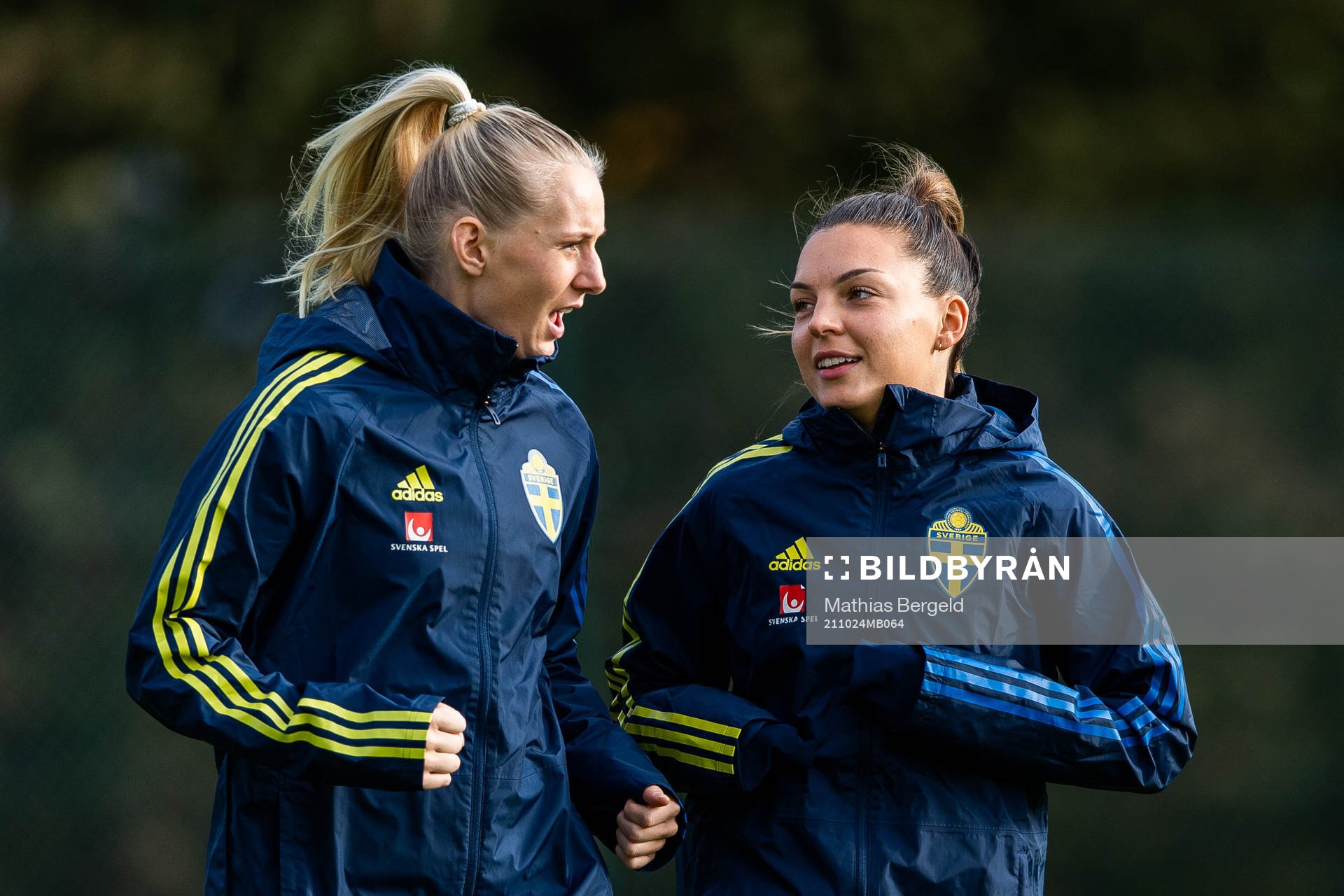 Madelen Janogy and Johanna Rytting Kaneryd of the Swedish