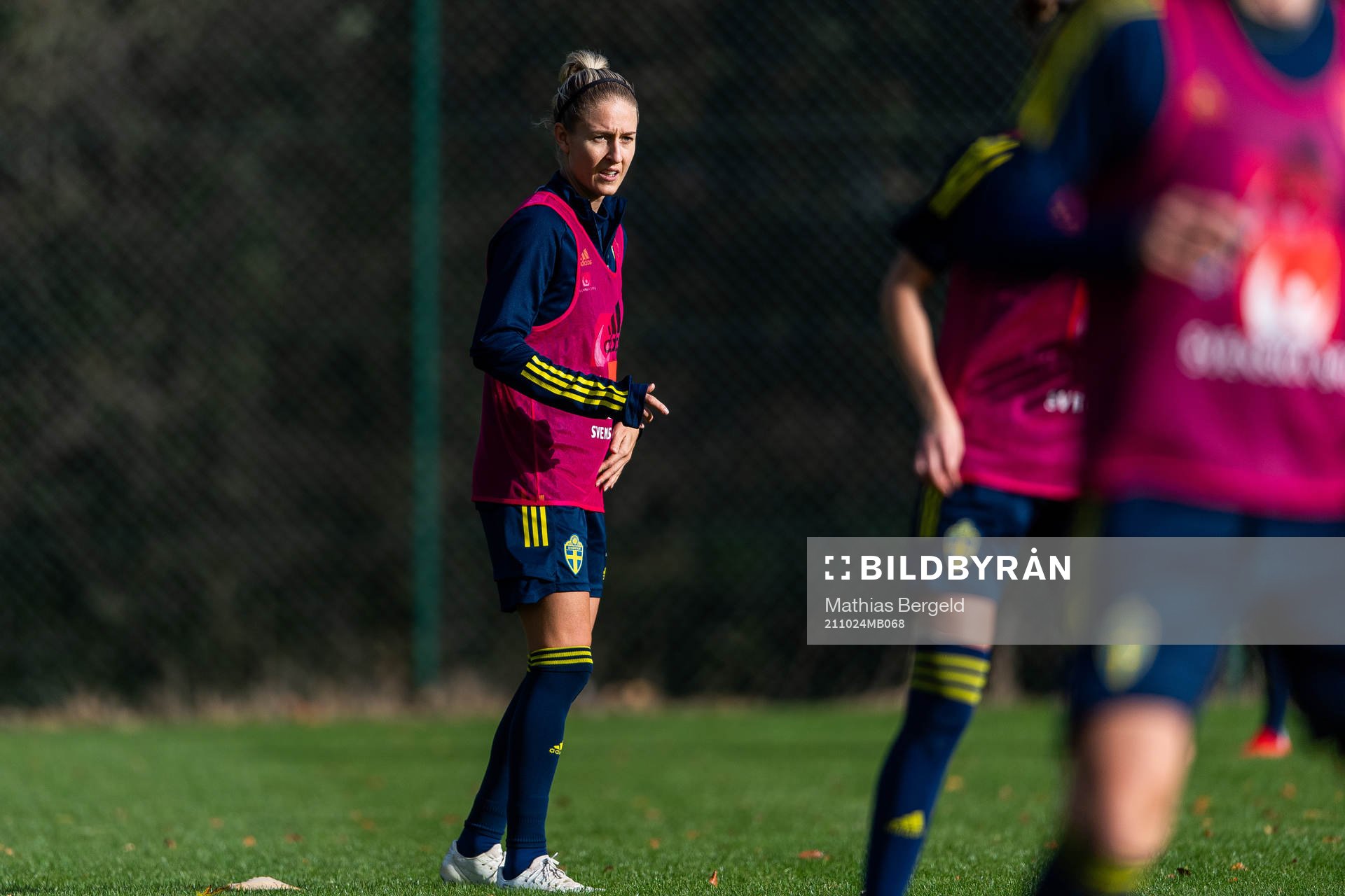 Emma Kullberg of the Swedish women’s national football