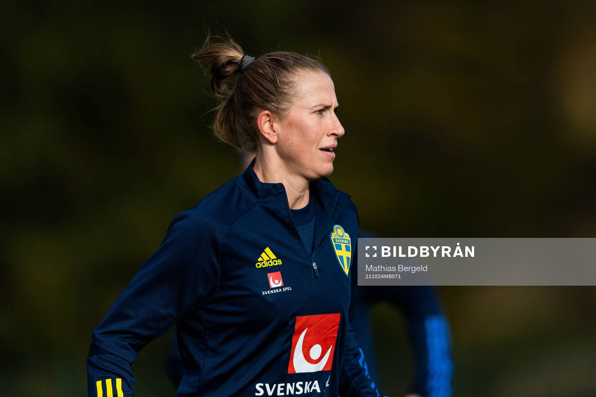Emma Berglund of the Swedish women’s national football