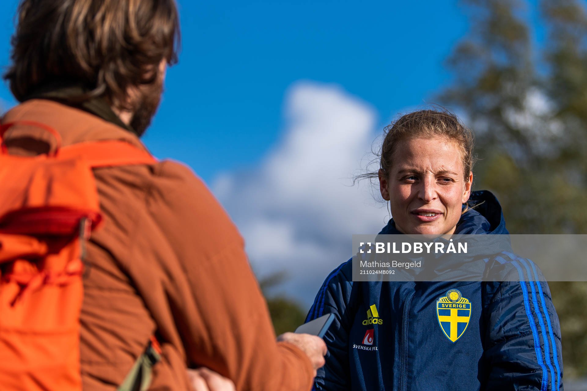 Anna Anvegård of the Swedish women’s national football