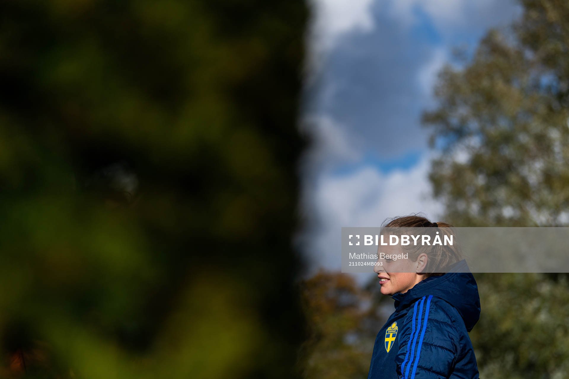 Anna Anvegård of the Swedish women’s national football