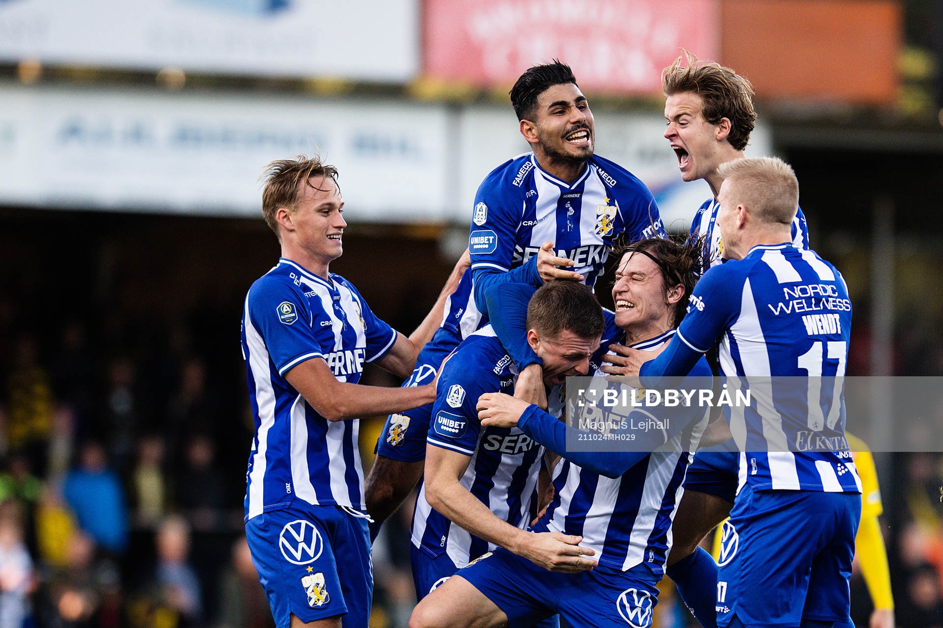 IFK Göteborgs Calle Johansson jublar