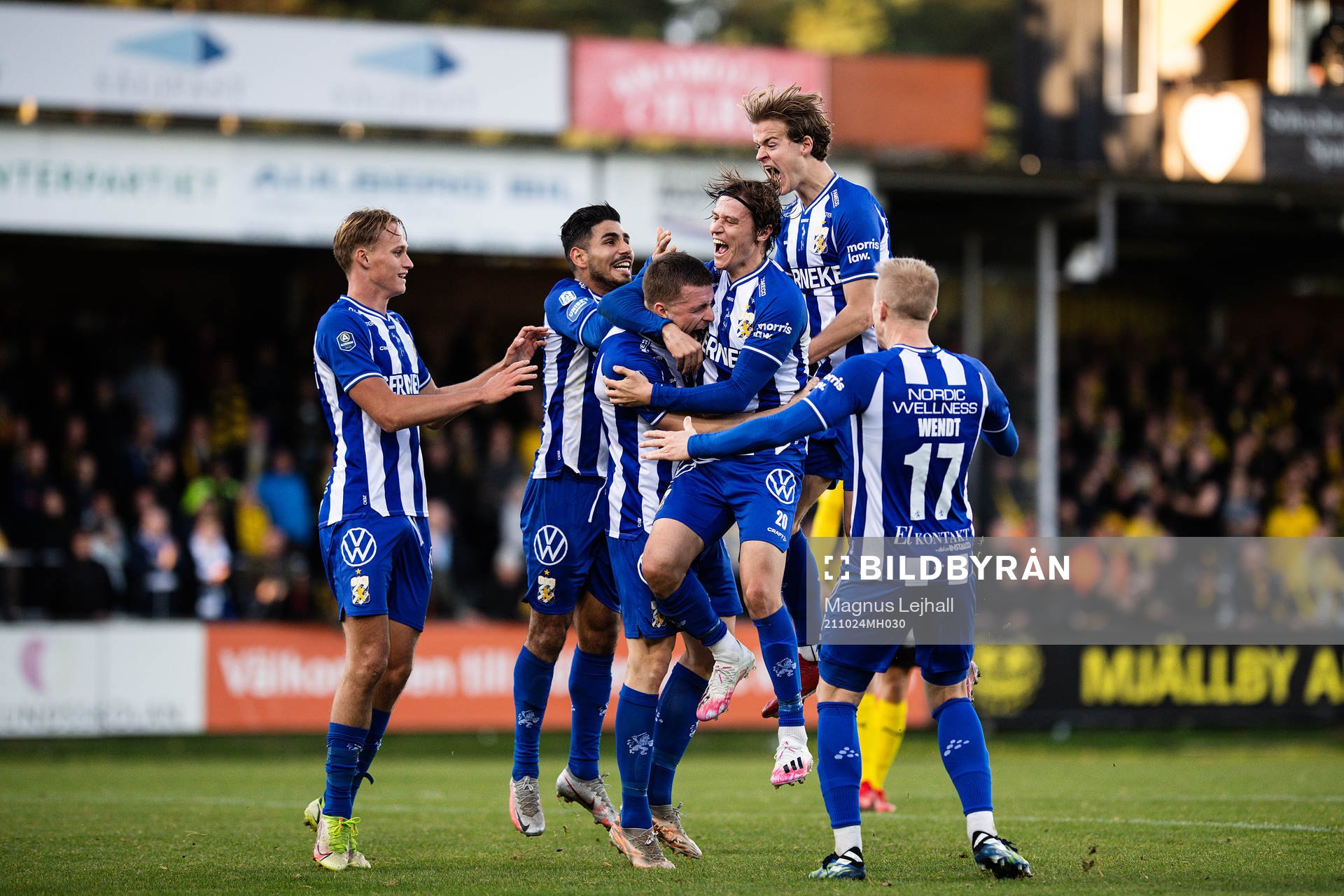 IFK Göteborgs Calle Johansson jublar