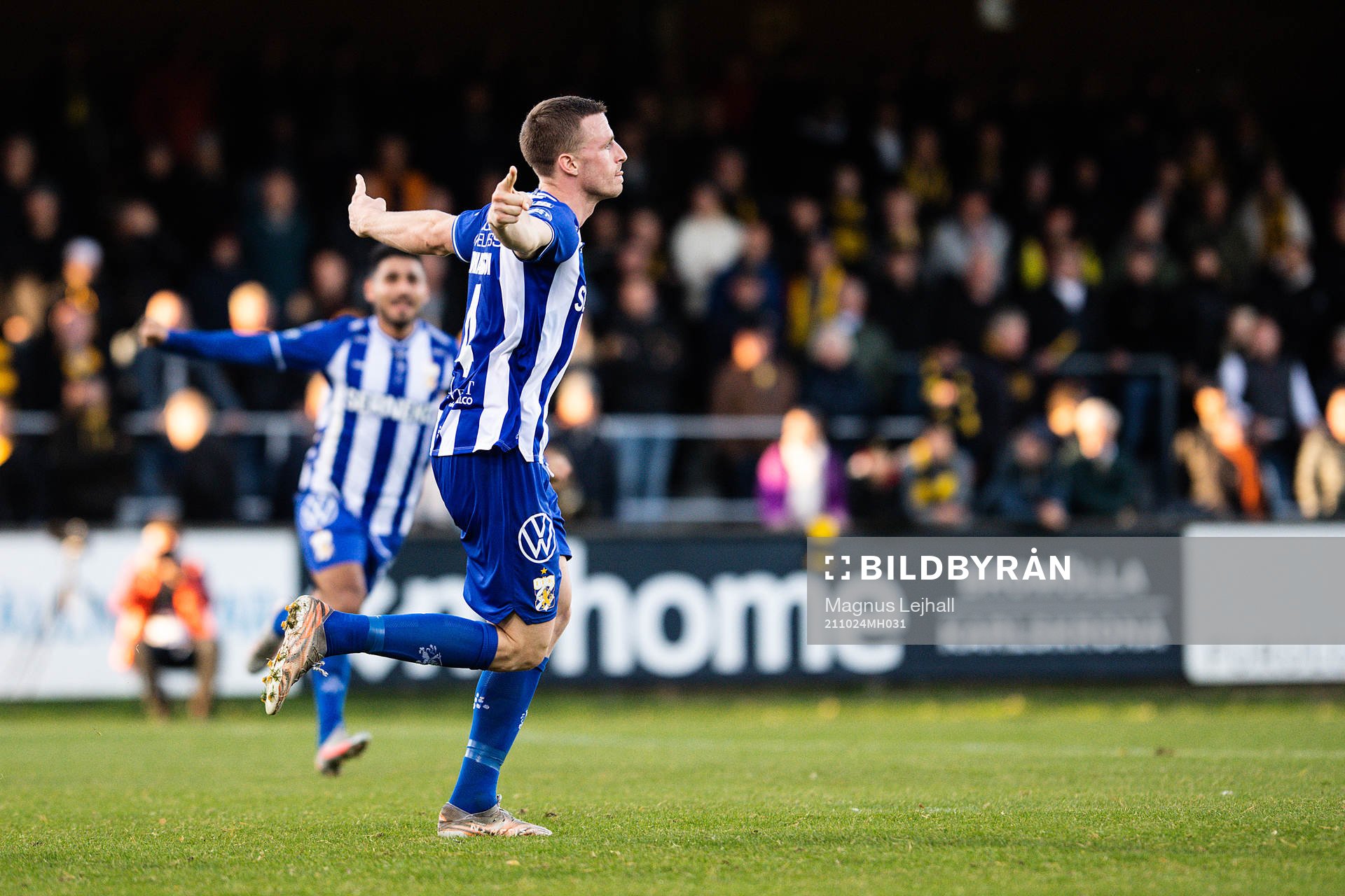 IFK Göteborgs Calle Johansson jublar