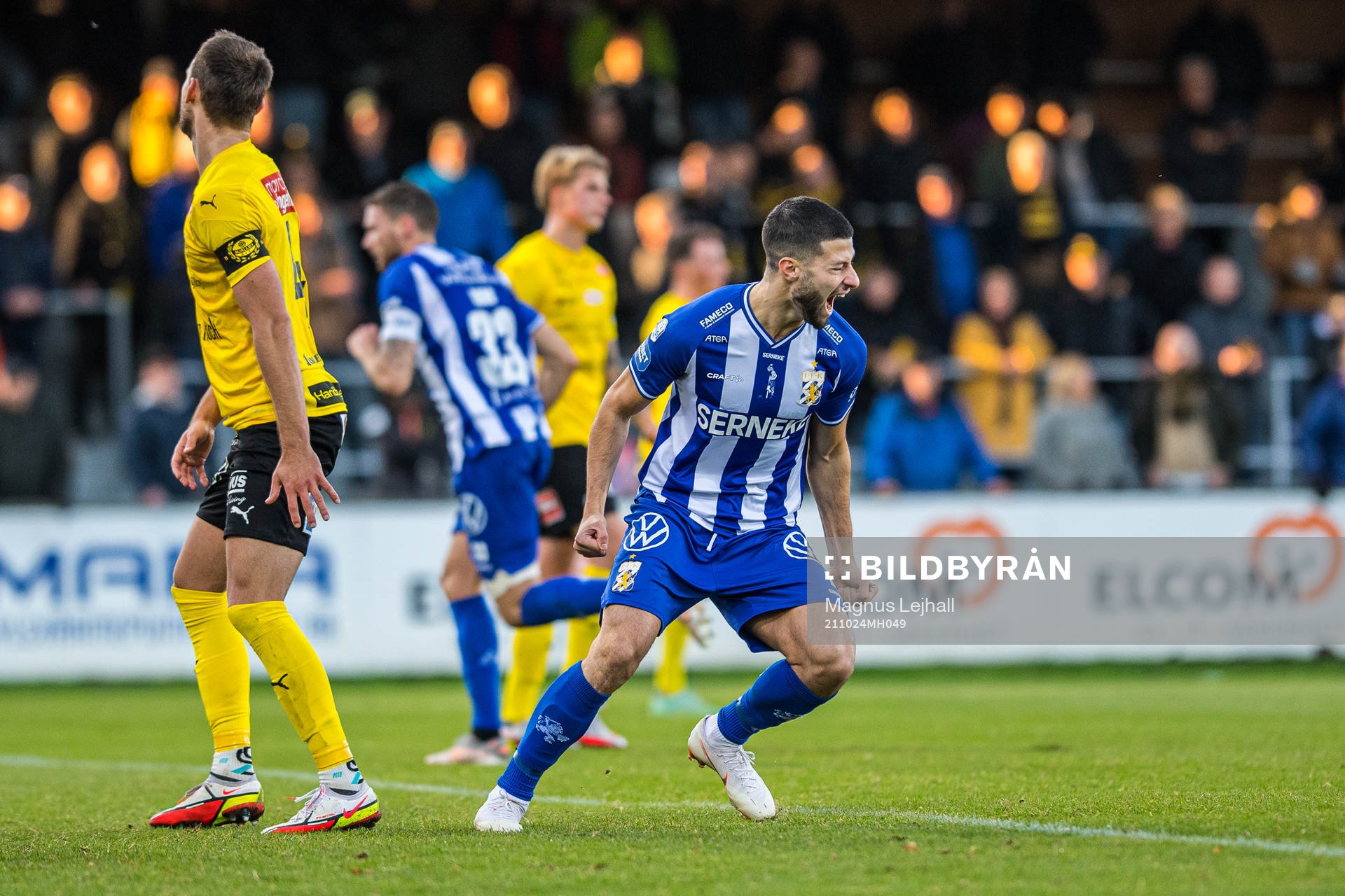 IFK Göteborgs Kevin Yakob  jublar
