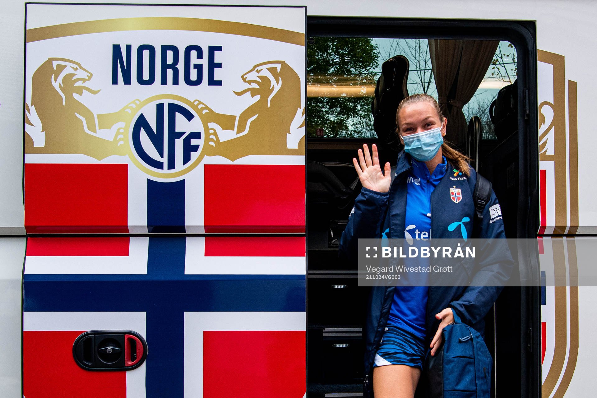 Frida Maanum of the Norwegian women's national football