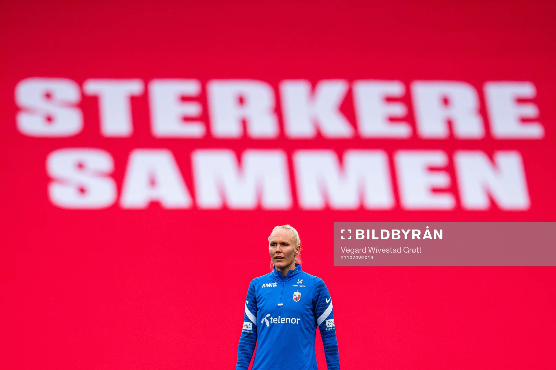 Maria Thorisdottir of the Norwegian women's national