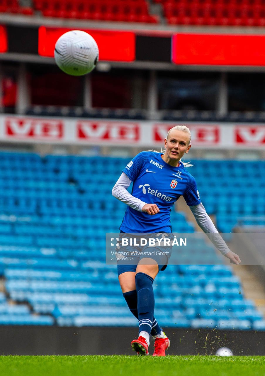 Karina Sævik of the Norwegian women's national football