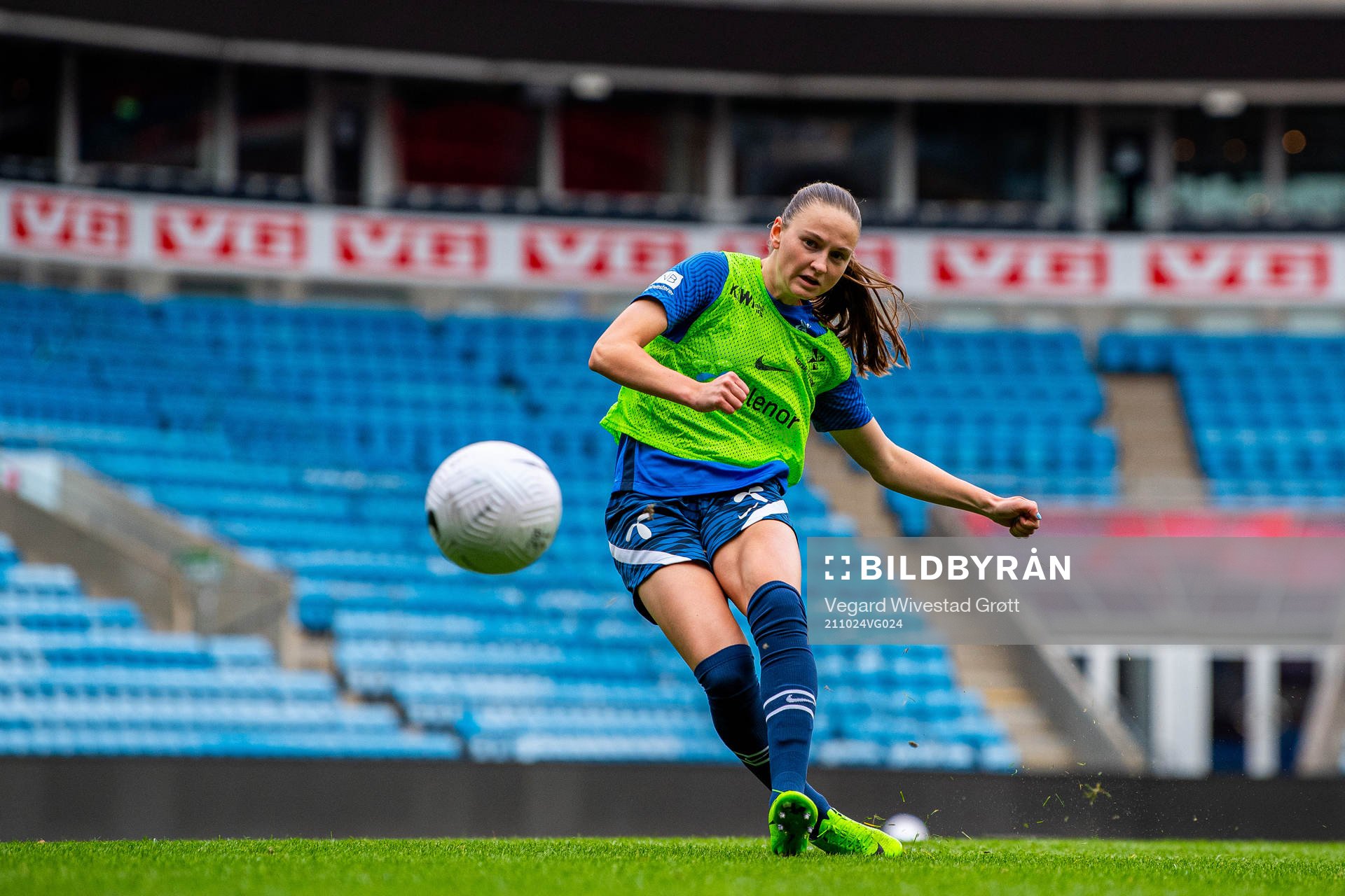Vilde Hasund of the Norwegian women's national football team