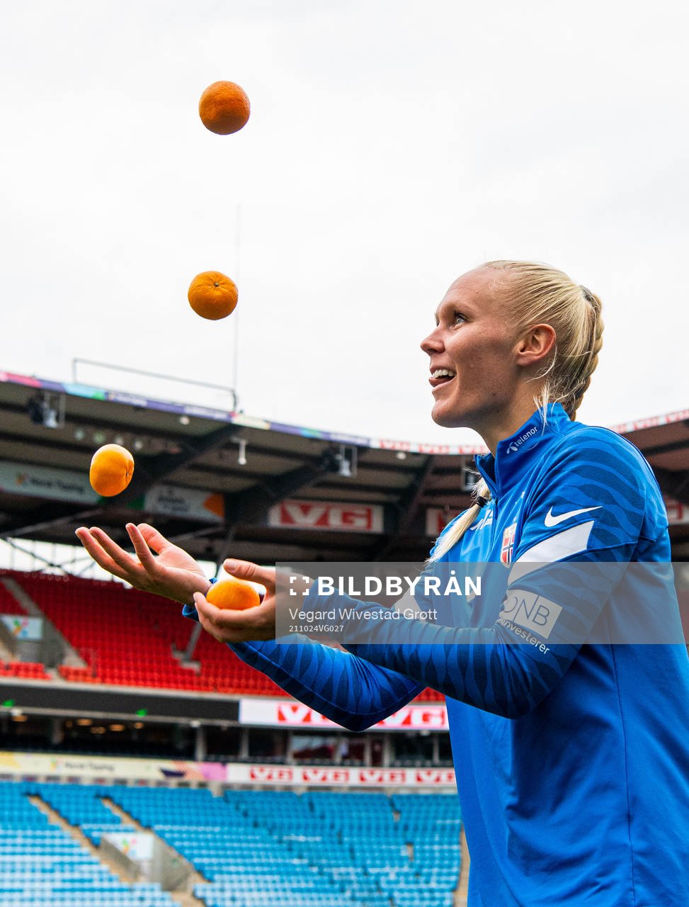 Maria Thorisdottir of the Norwegian women's national