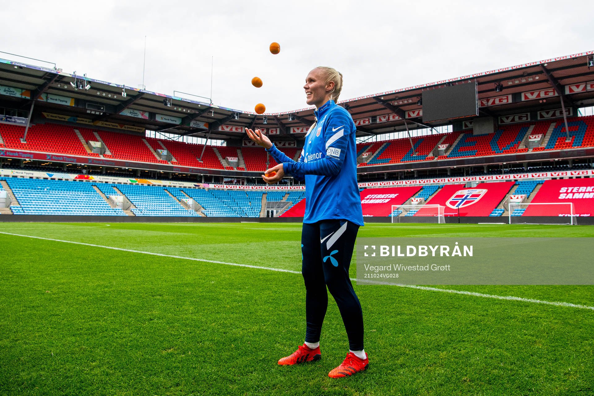 Maria Thorisdottir of the Norwegian women's national