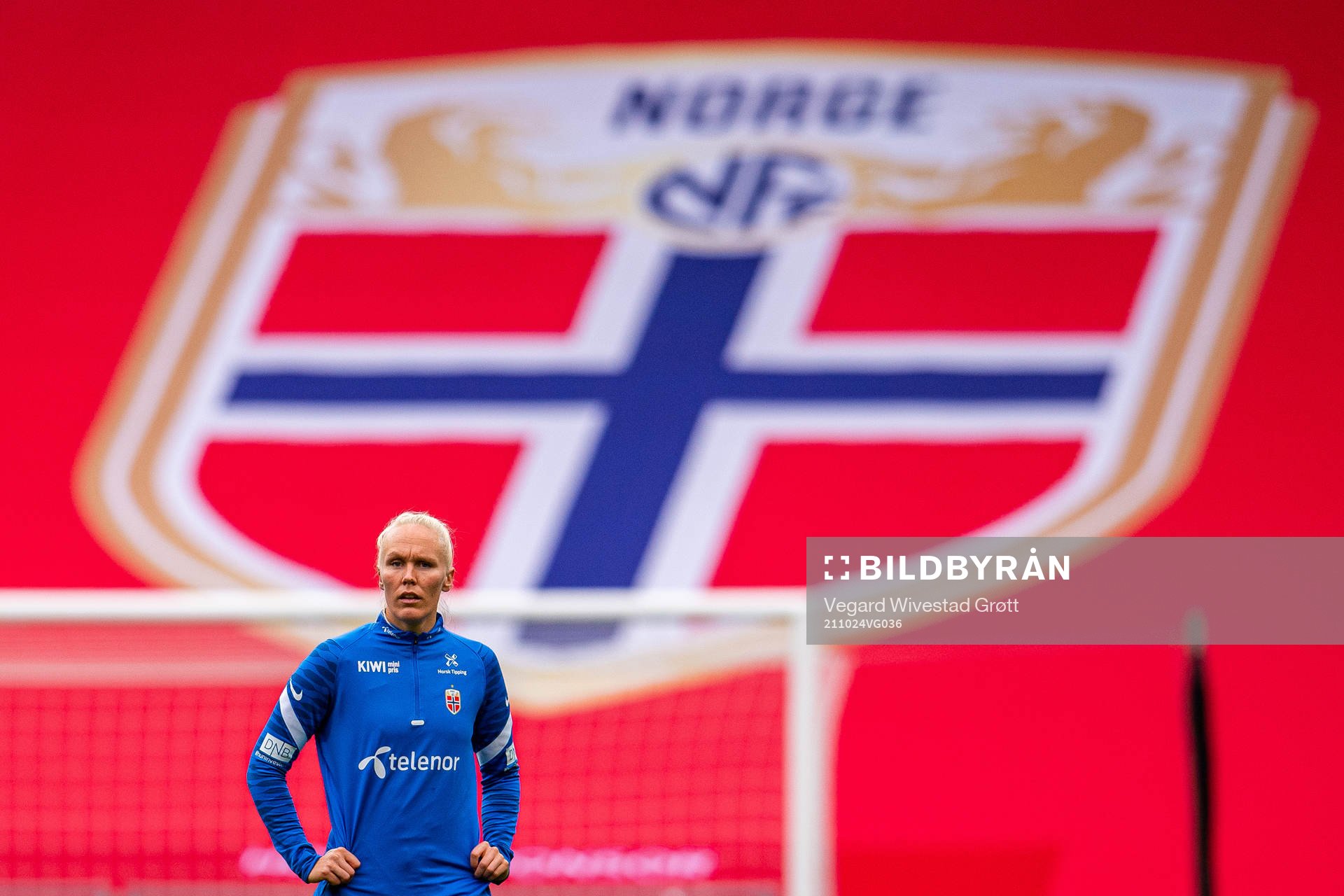 Maria Thorisdottir of the Norwegian women's national