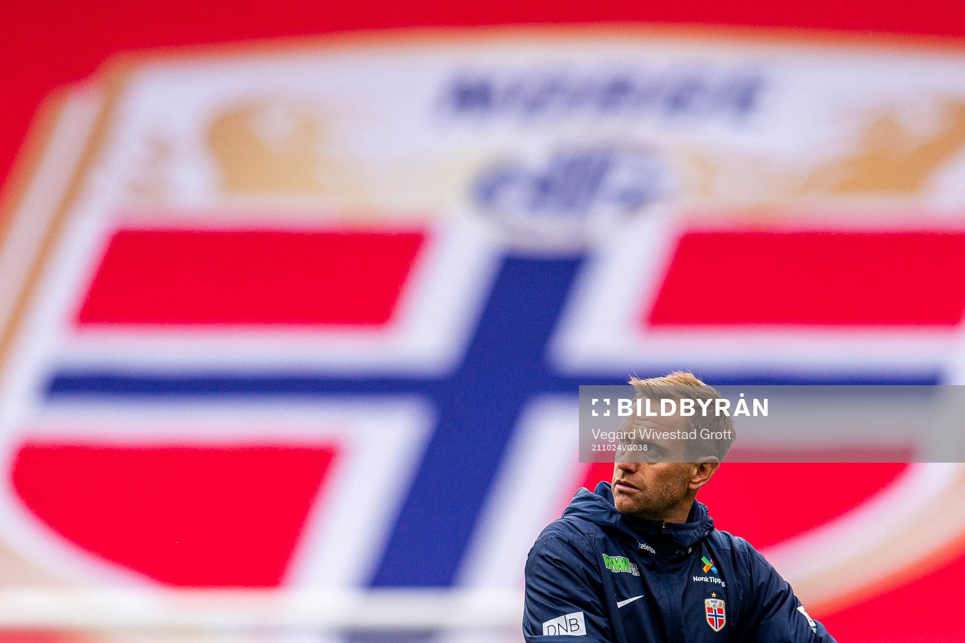 Martin Sjögren, head coach of the Norwegian women's